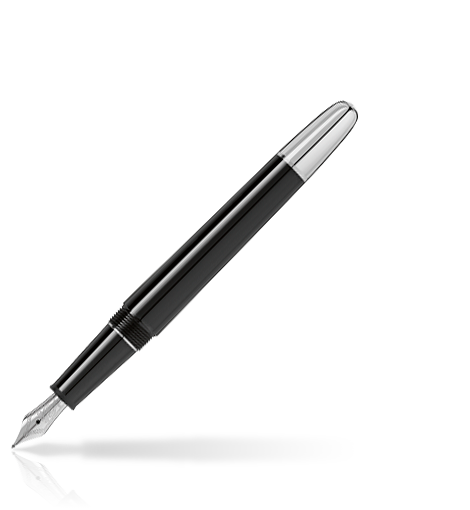 Meisterstück Solitaire Doué Geometric Dimension Platinum Classique Fountain Pen, image 3