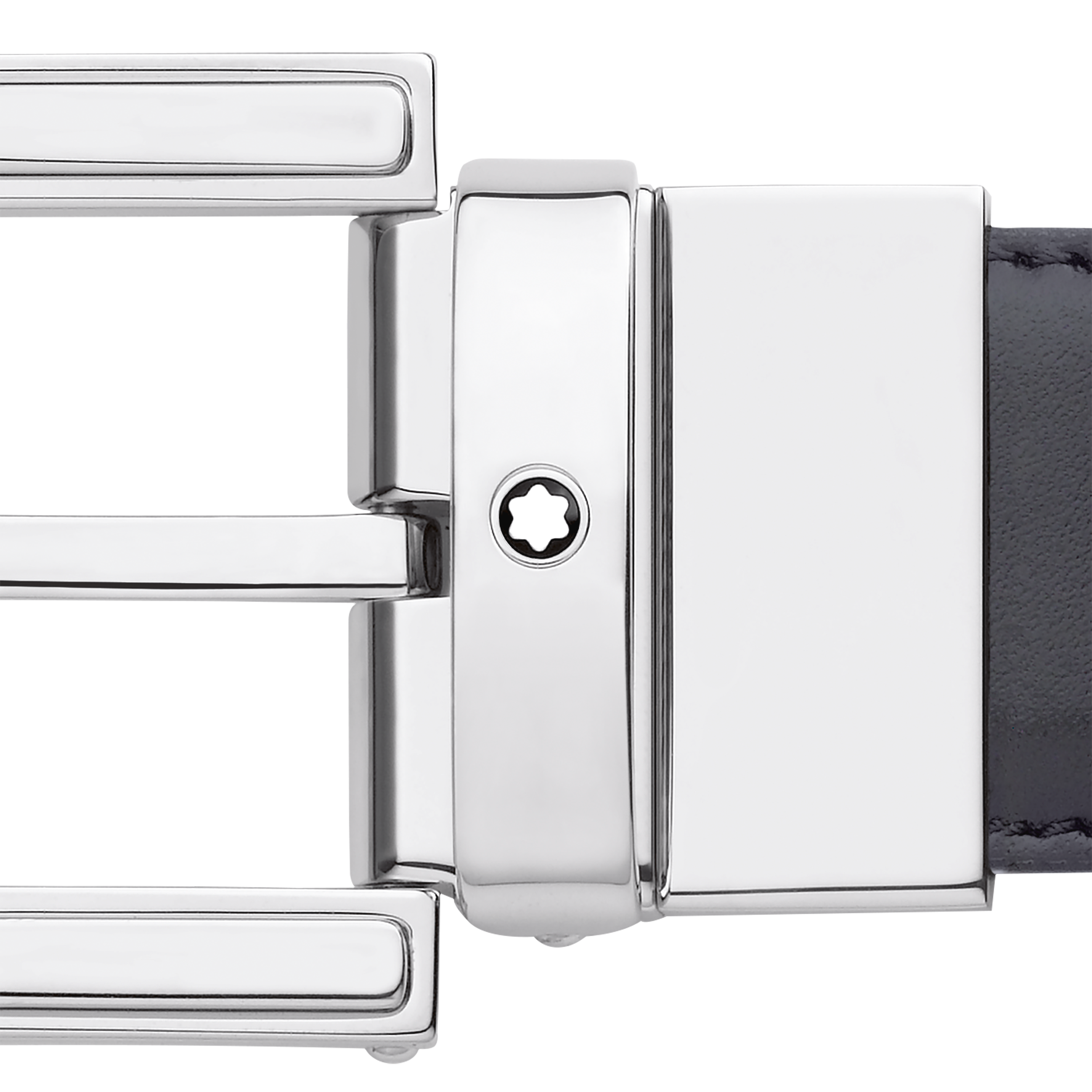 Black/brown 30 mm reversible leather belt, image 3