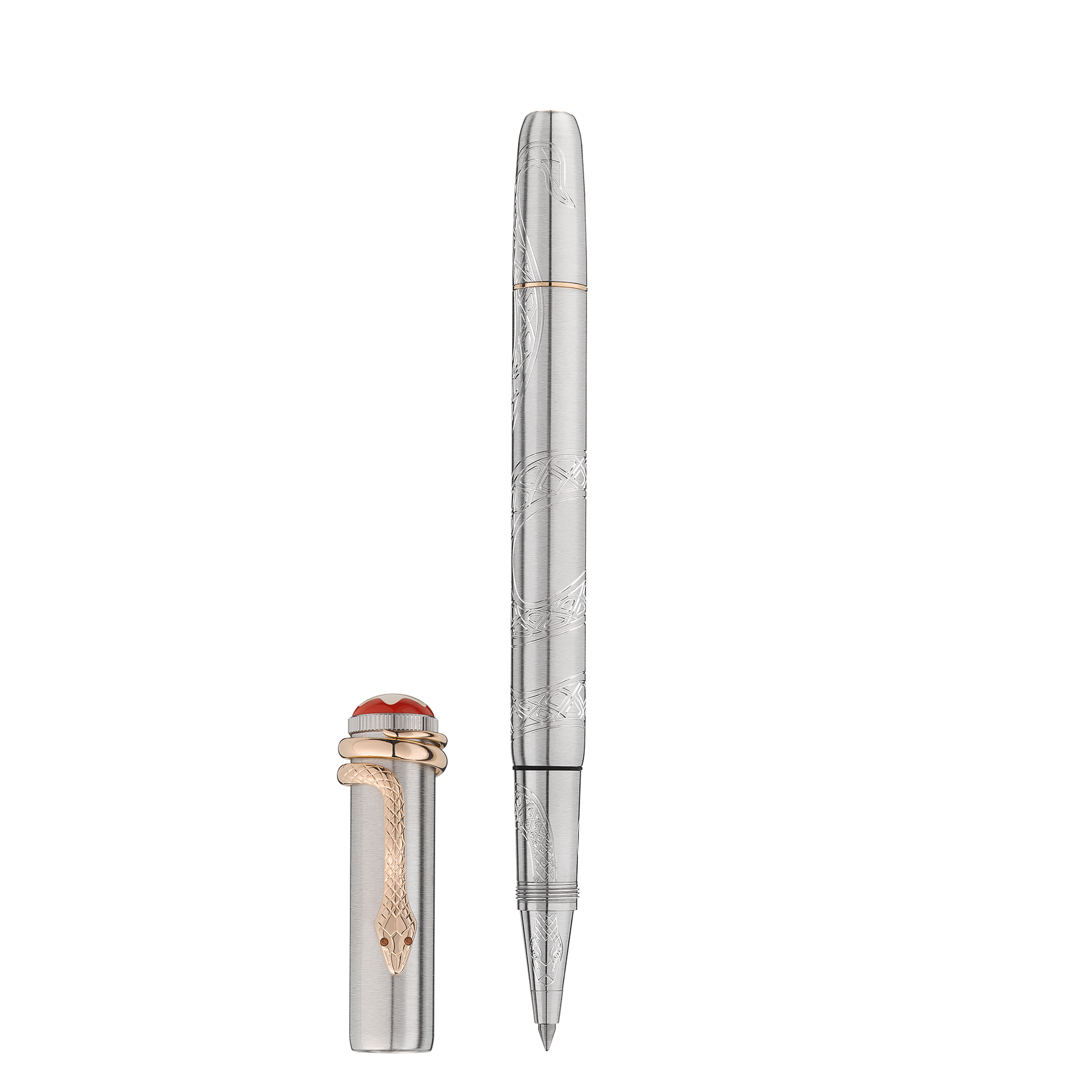 Heritage Rouge et Noir Solitaire Serpent Limited Edition 1906 Rollerball, image 1