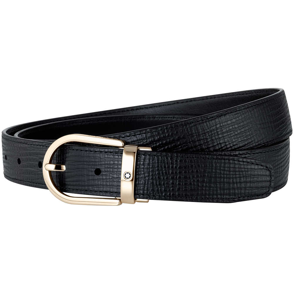 Black/brown reversible cut-to-size casual belt, image 2