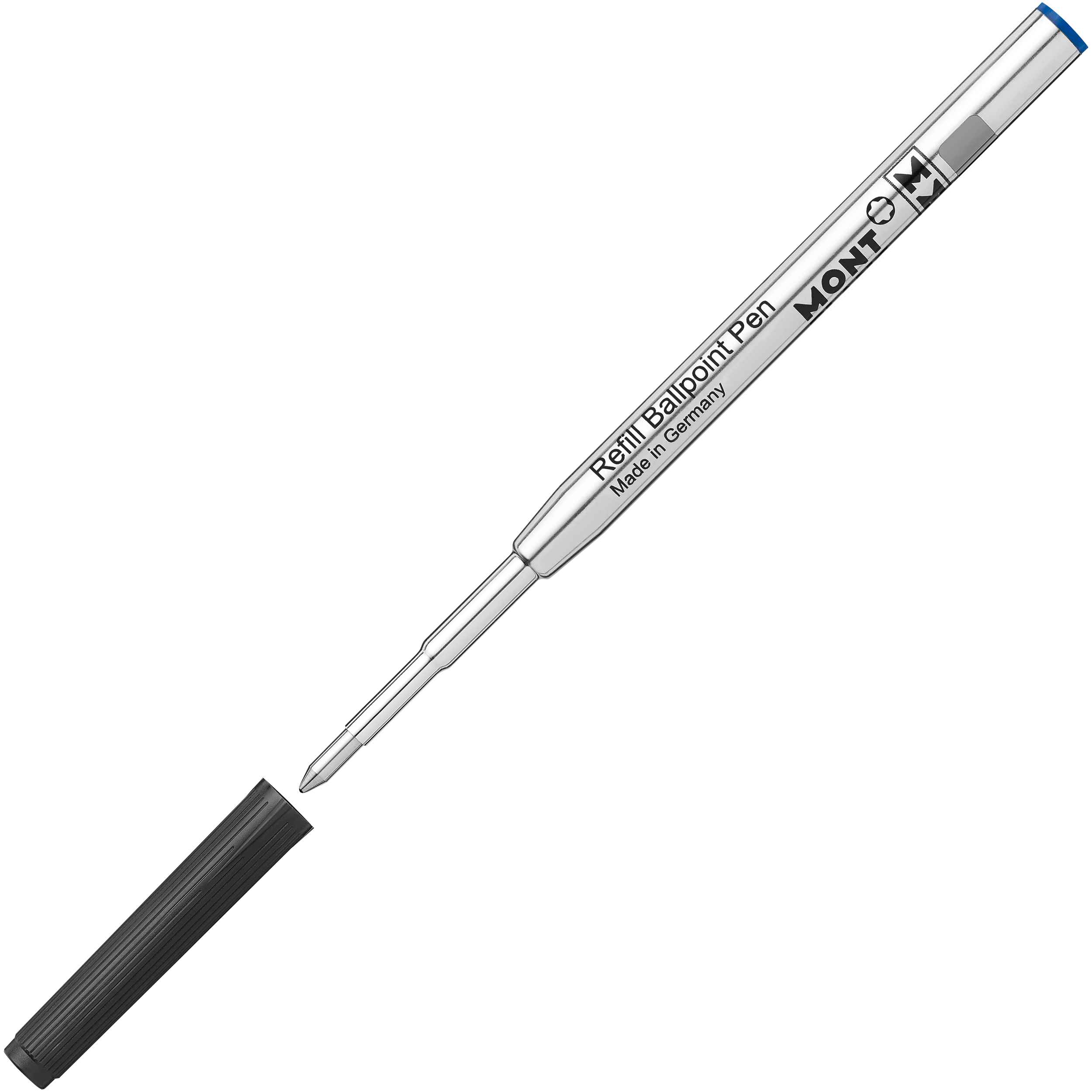 2 صورة ،2 Ballpoint Pen Refills (M) Pacific Blue