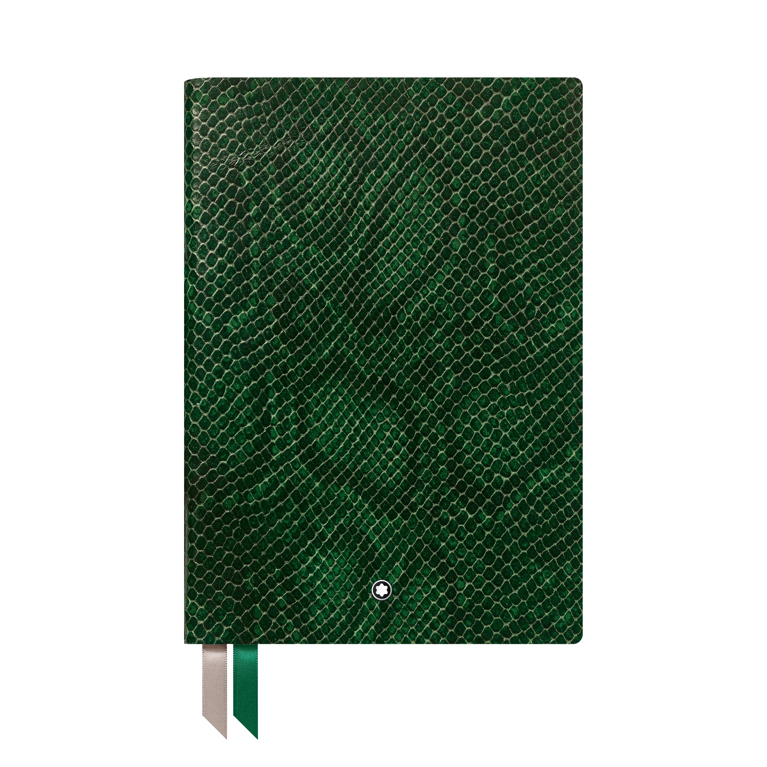 Notebook #146 Python Print, Peacock Green, image 1