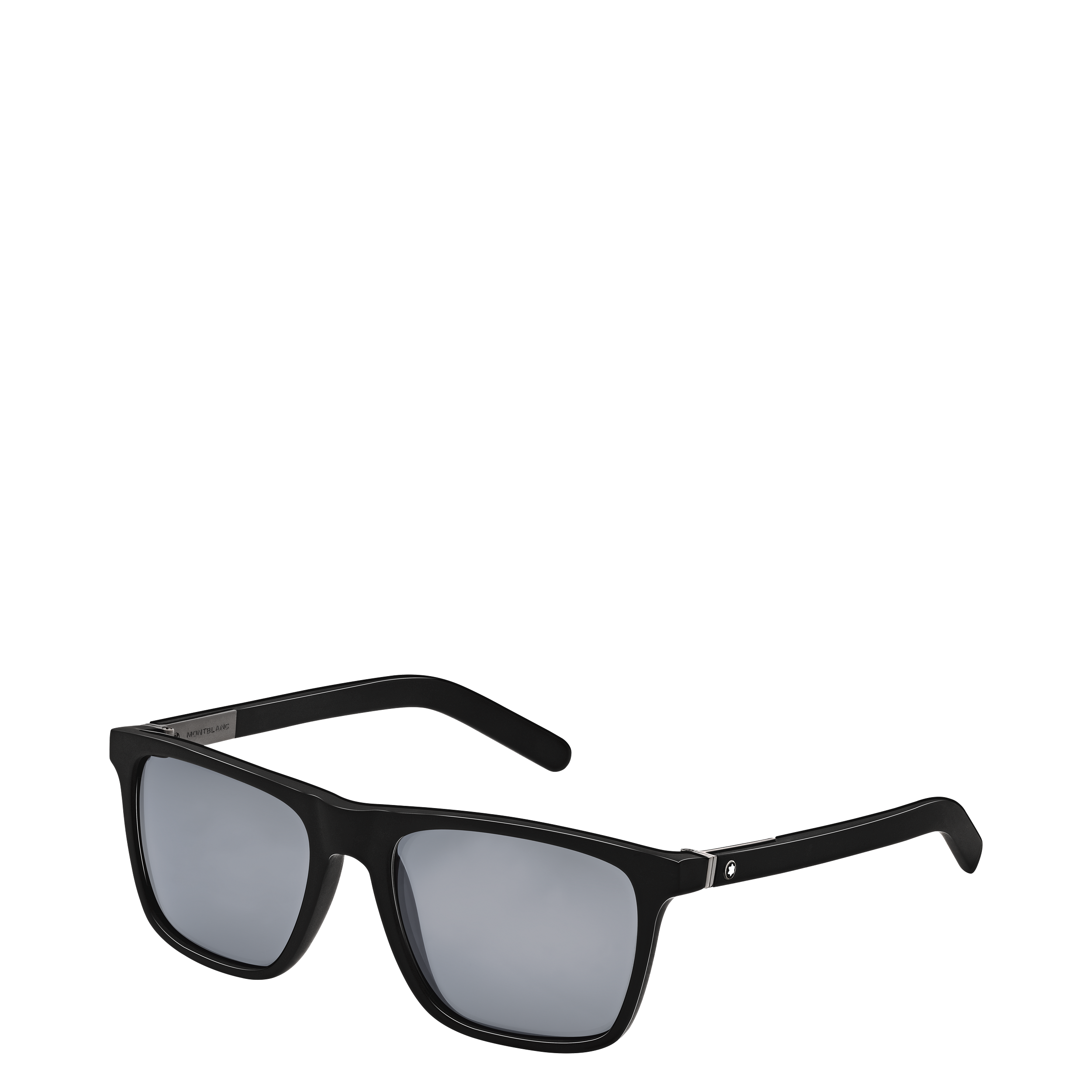 1 صورة ،Sunglasses Emblem Black Acetate Square Smoke Plens