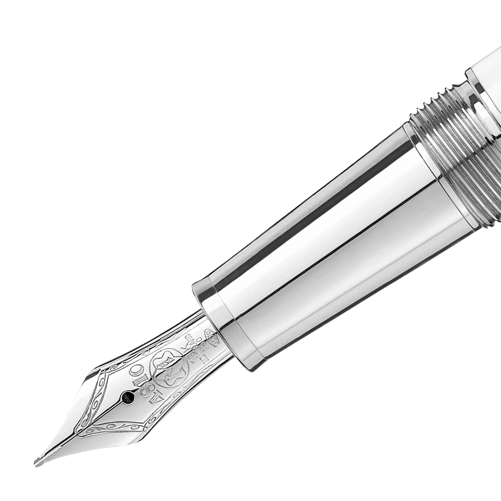 Meisterstück White Solitaire Classique Fountain Pen, image 2