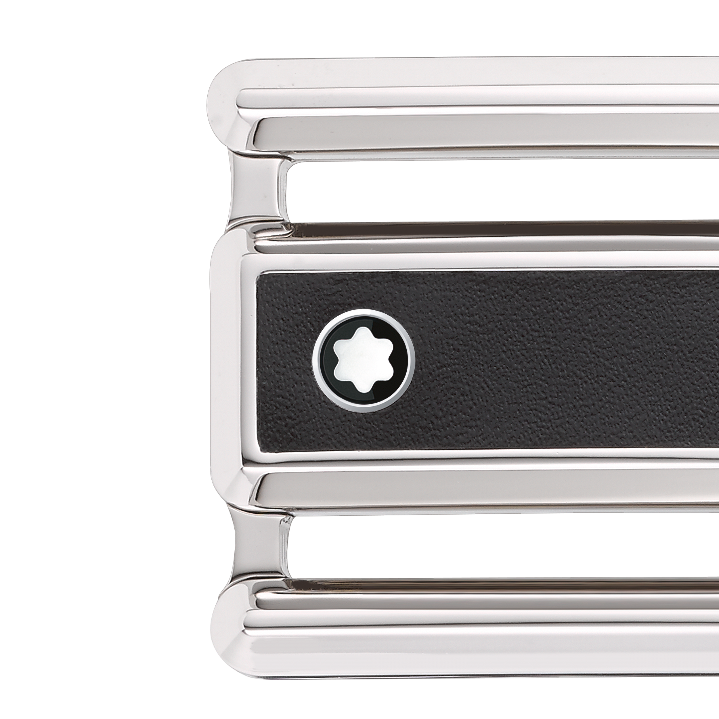 Black/brown 30 mm reversible leather belt, image 2