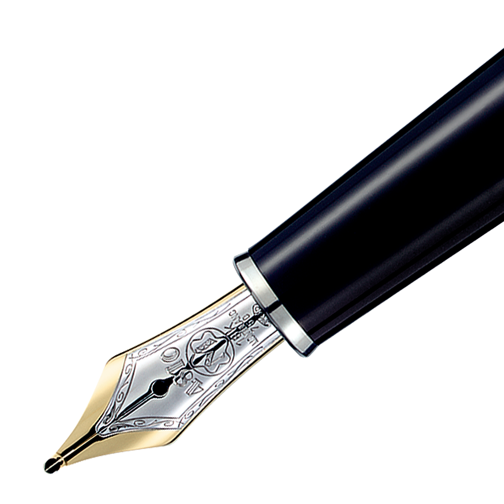 Meisterstück Solitaire Platinum-Coated Facet Classique Fountain Pen, image 2