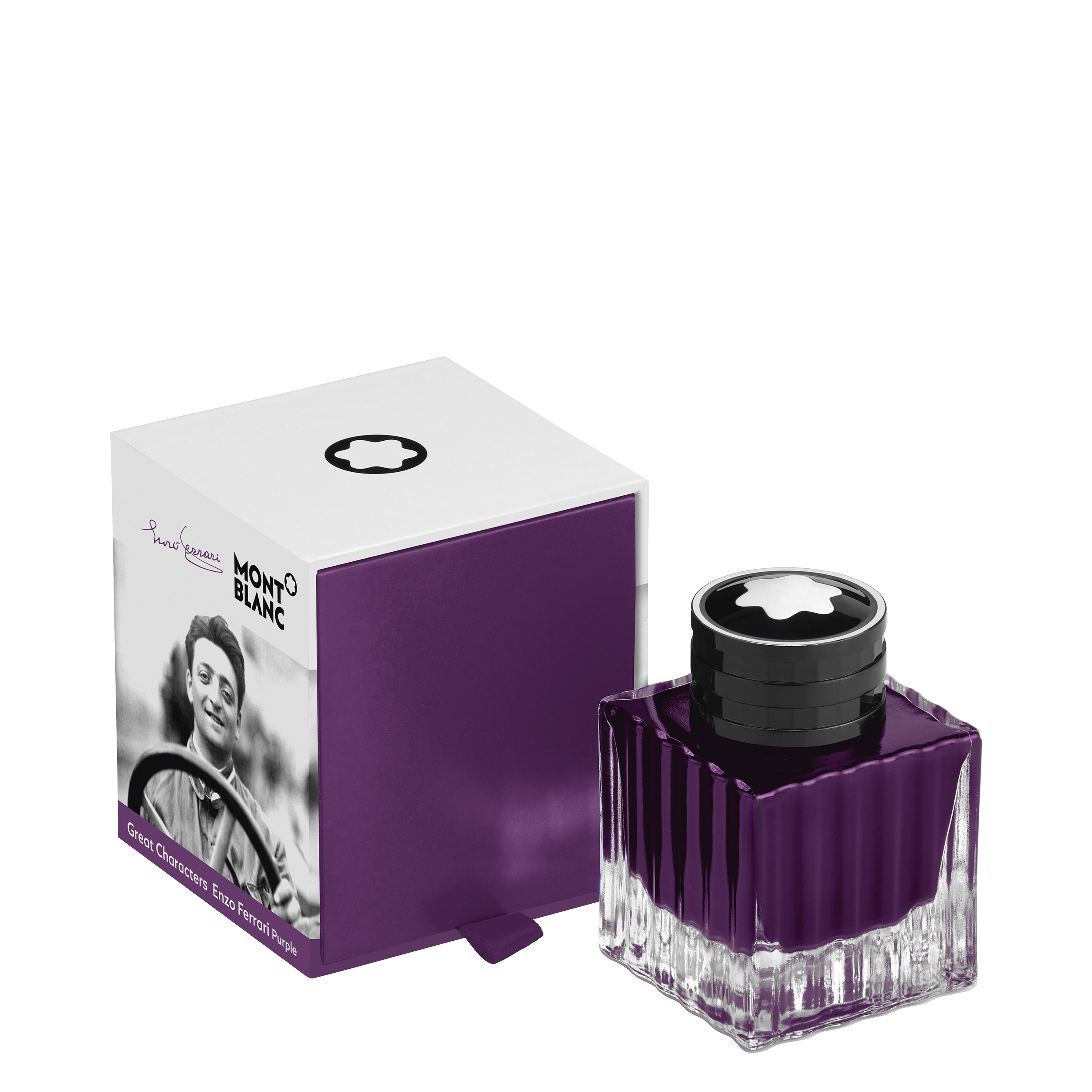 Ink Bottle 50 ml, Purple, Great Characters Enzo Ferrari, image 1