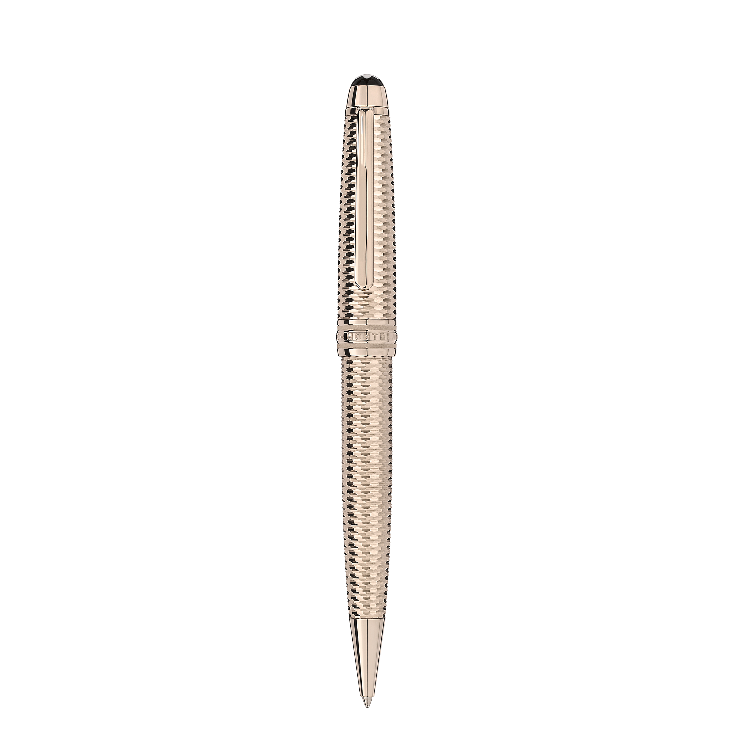 Meisterstück Geometry Solitaire Signature Gold Midsize Ballpoint Pen, image 1