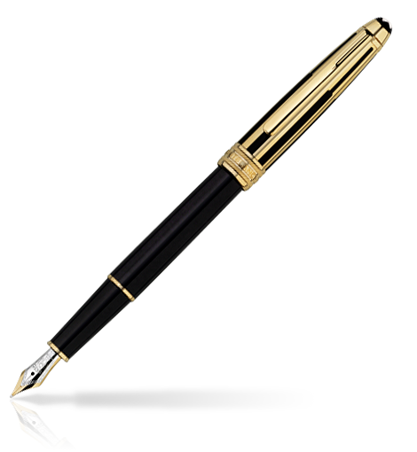 1 صورة ،Meisterstück Solitaire Doué Gold & Black Fountain Pen