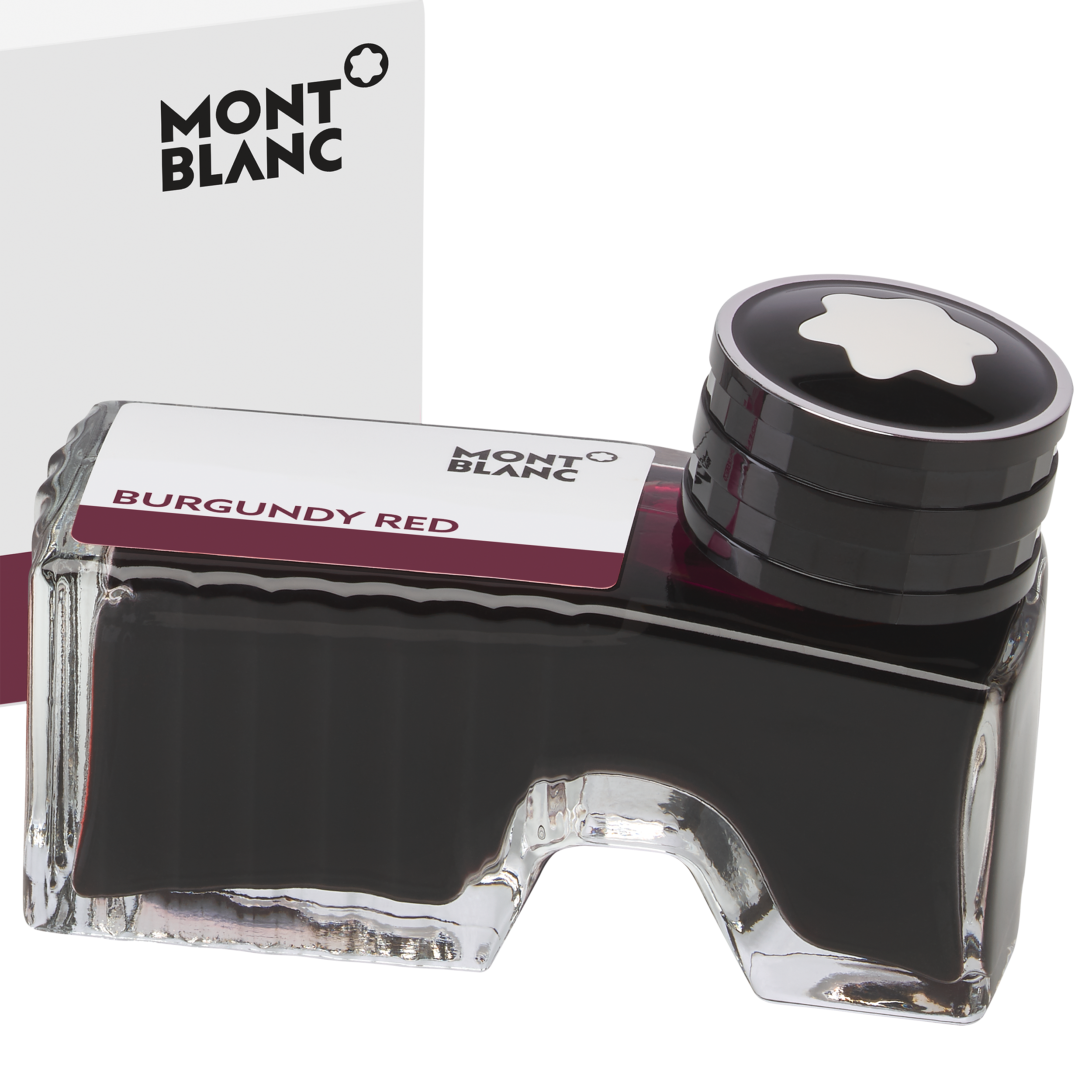 Ink Bottle, Burgundy Red - 60ml, image 2