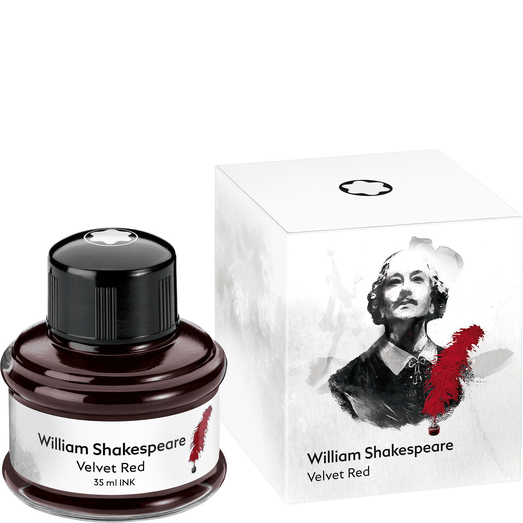 William Shakespeare Ink Bottle, Velvet Red 35 ml, image 1