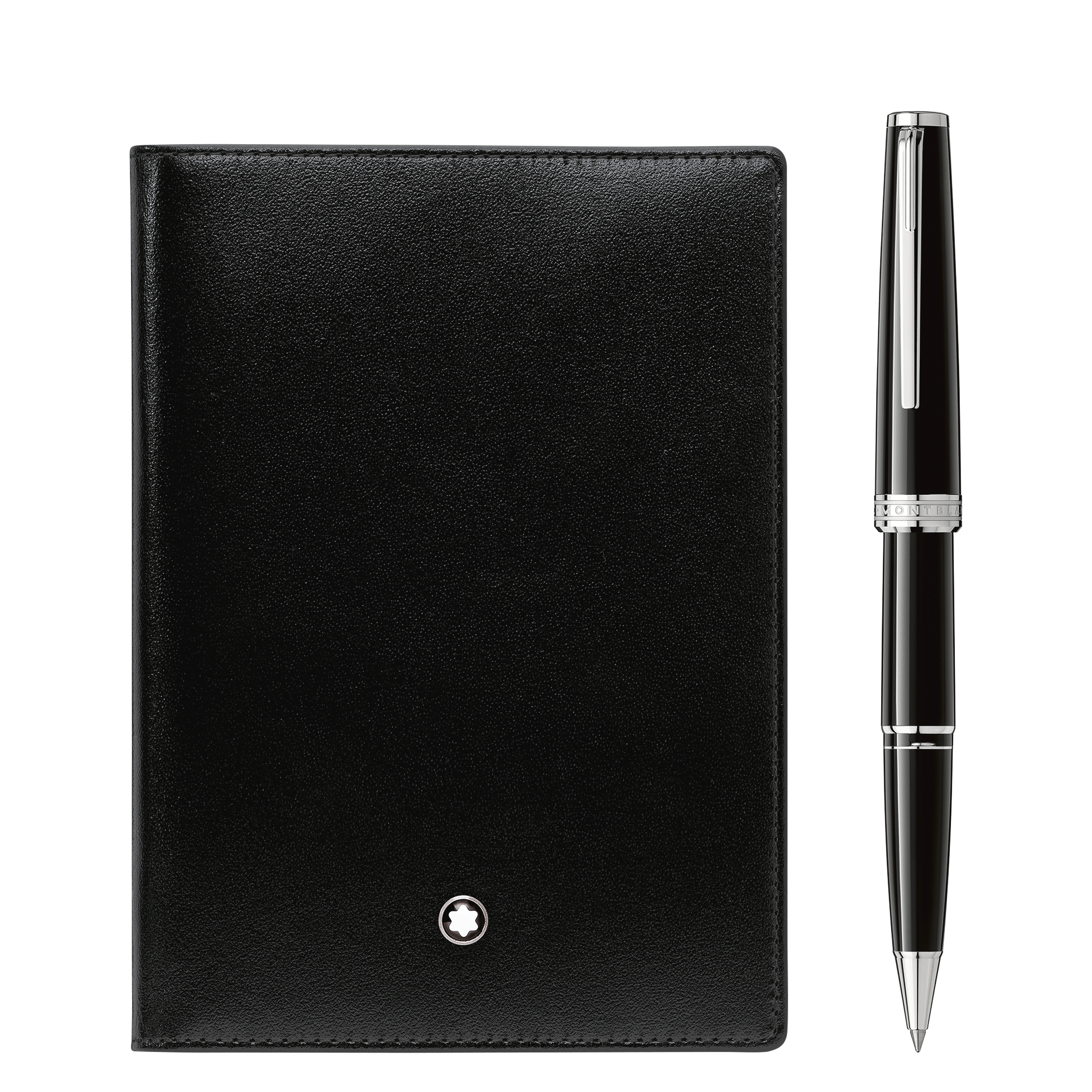 Set with PIX Black Rollerball and Meisterstück Passport Holder, image 1