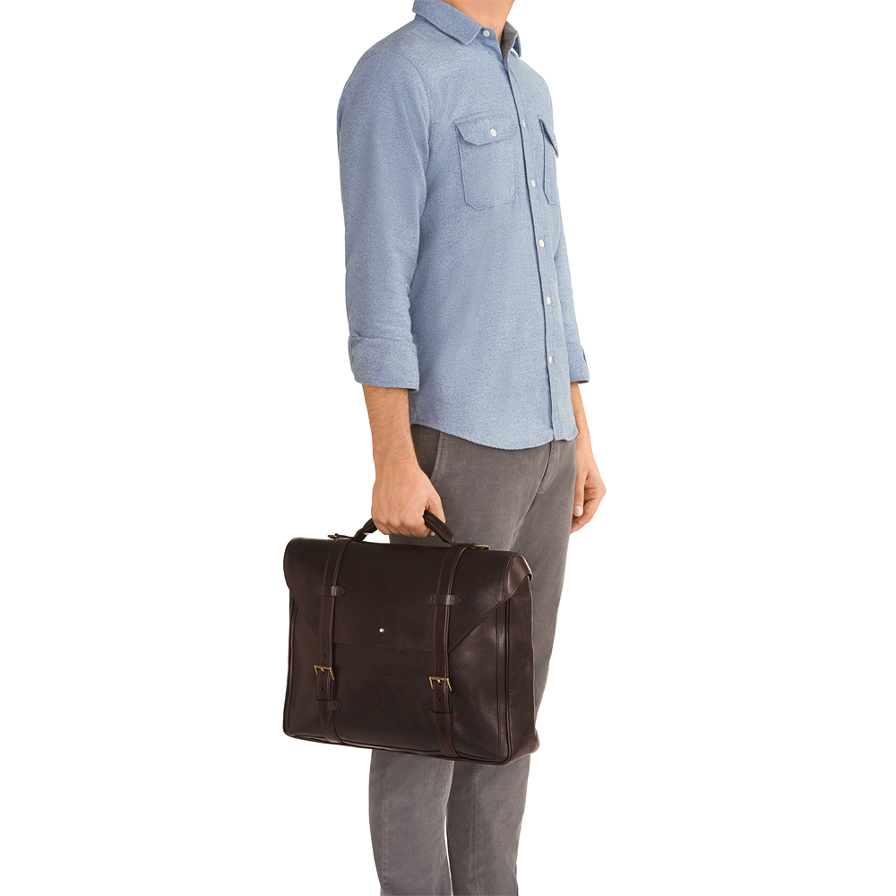 6 صورة ،1926 Montblanc Heritage Briefcase Single Gusset