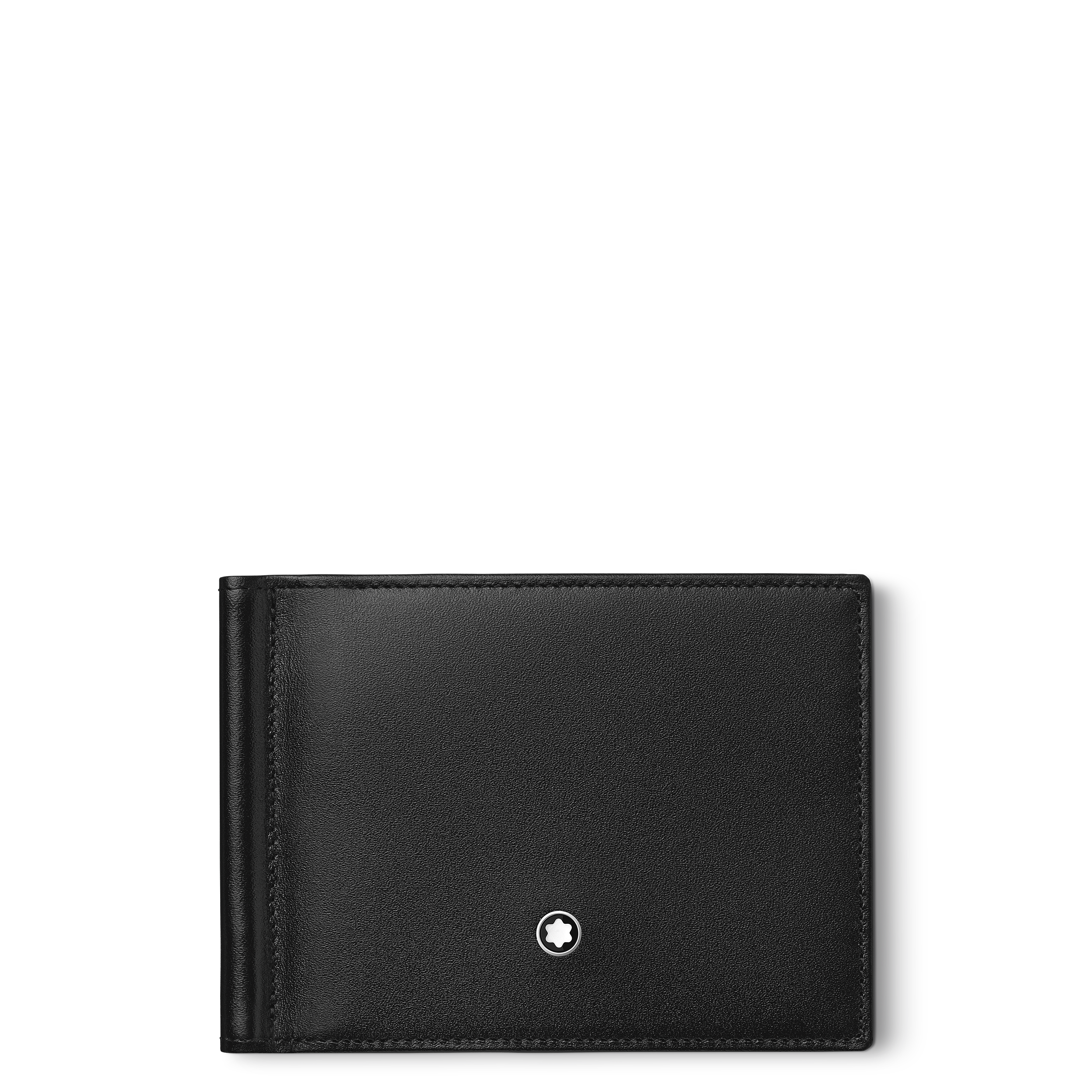 Montblanc Meisterstuck 6cc Leather Wallet with Money Clip Black