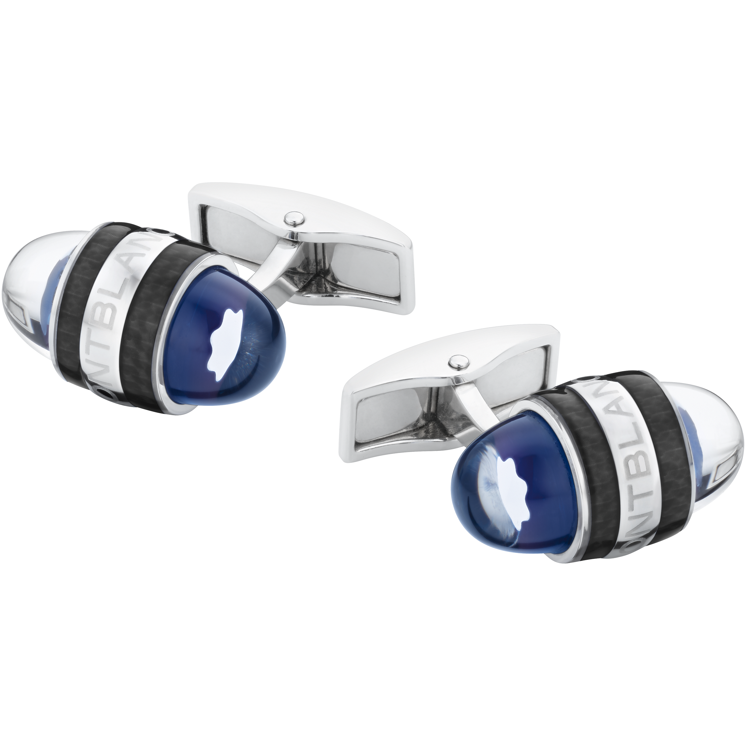 Montblanc StarWalker Cufflinks Steel and Lacquer, image 1