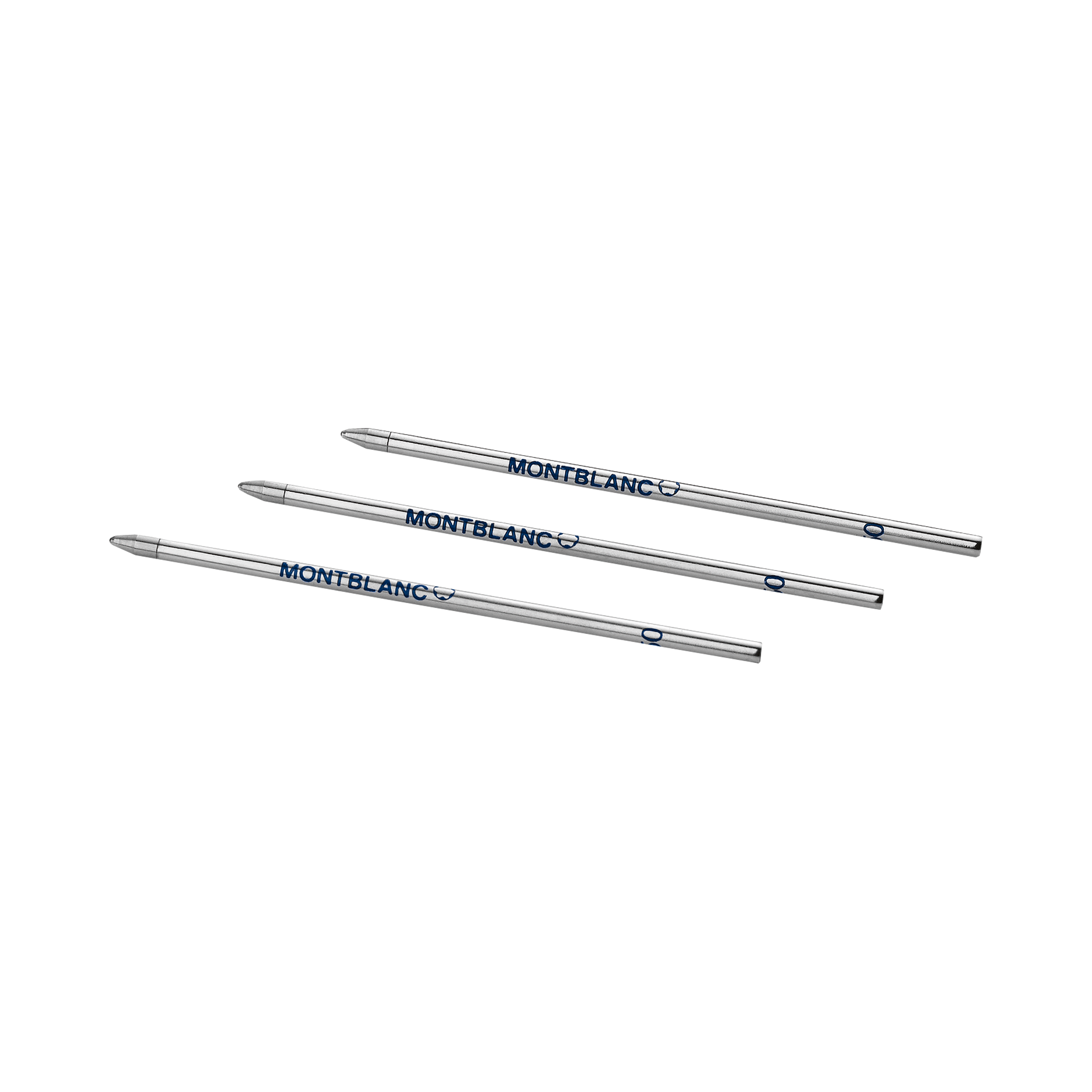 3 Ballpoint Small Refills, Royal Blue - Medium, image 1
