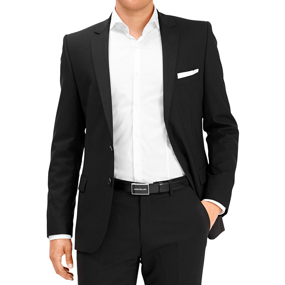 Black/brown reversible cut-to-size casual belt, image 1