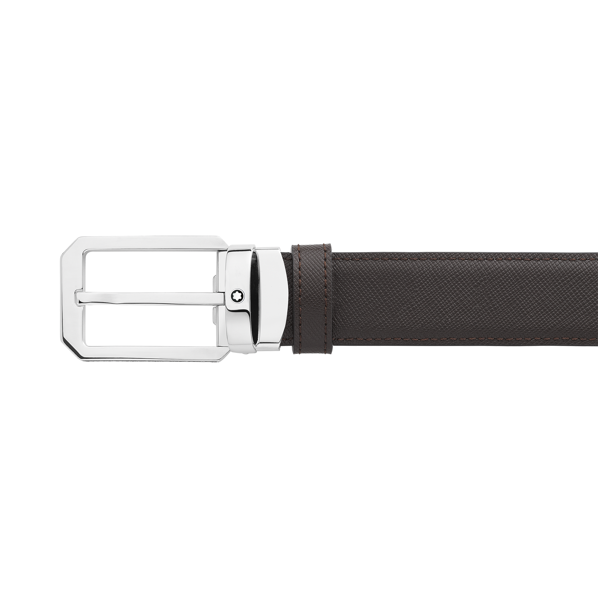 Black/brown 30 mm reversible leather belt, image 4