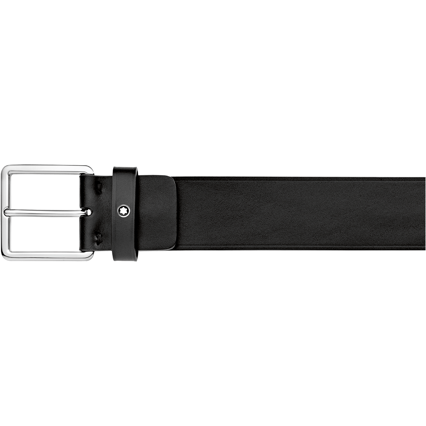 Rounded Square Shiny Palladium-Coated Pin Buckle, image 1