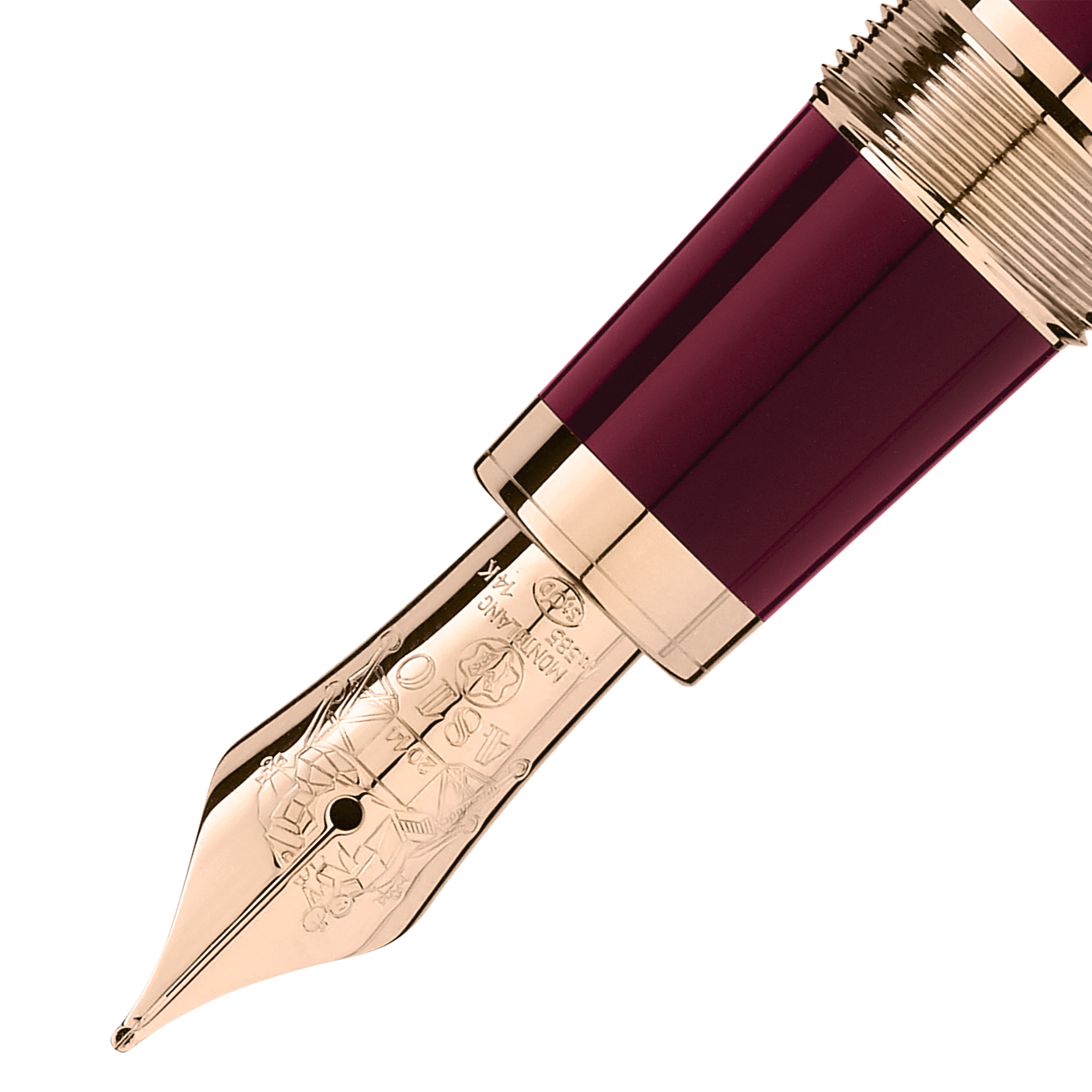 Great Characters Homage to John F. Kennedy Special Edition Burgundy Fountain Pen, image 2