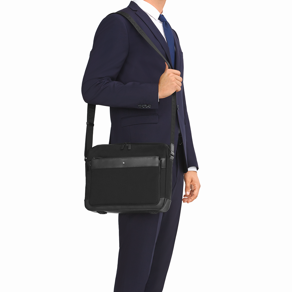 4 صورة ،My Montblanc Nightflight Messenger With Detachable Pouch