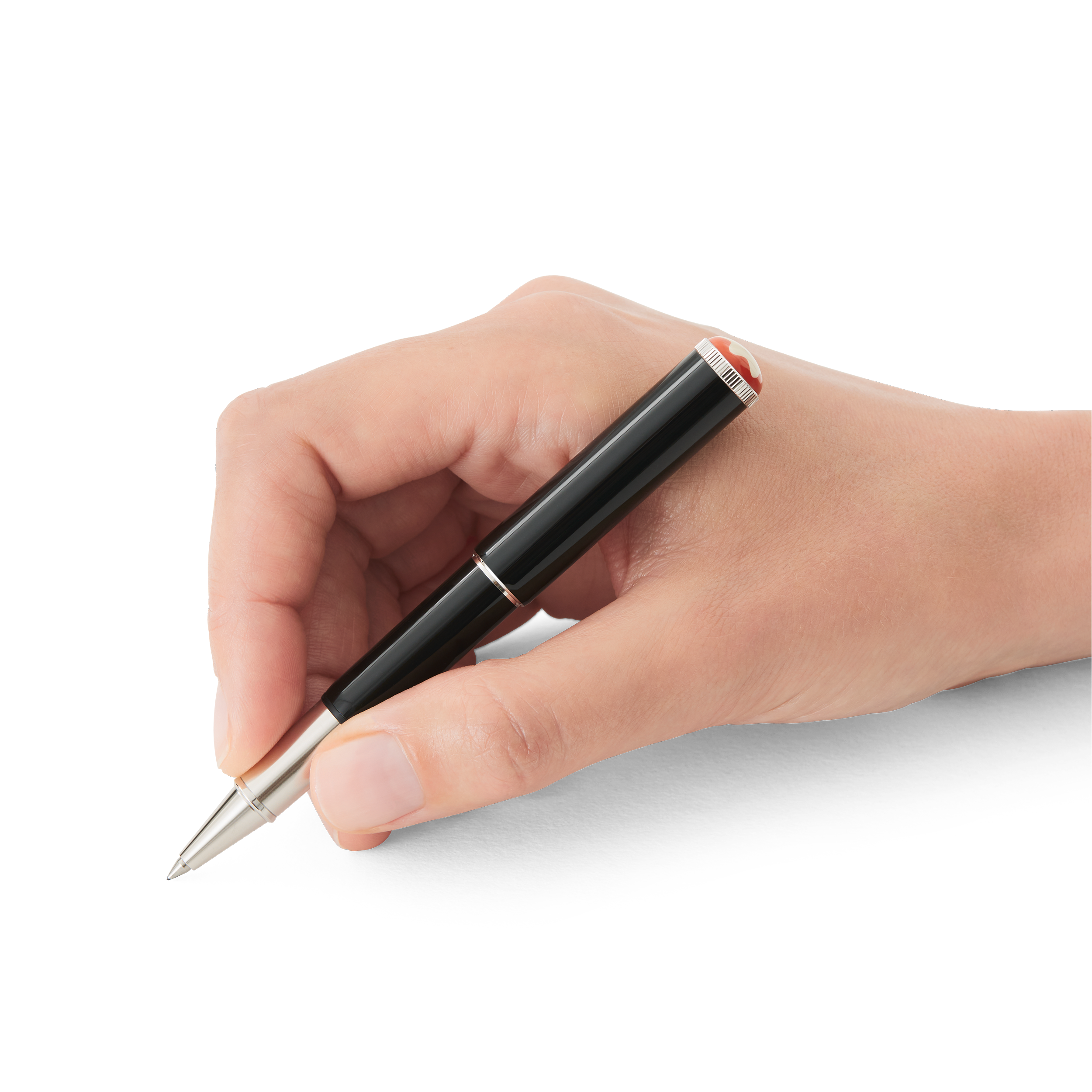 Montblanc Heritage Rouge et Noir "Baby" Special Edition Black Rollerball, image 4