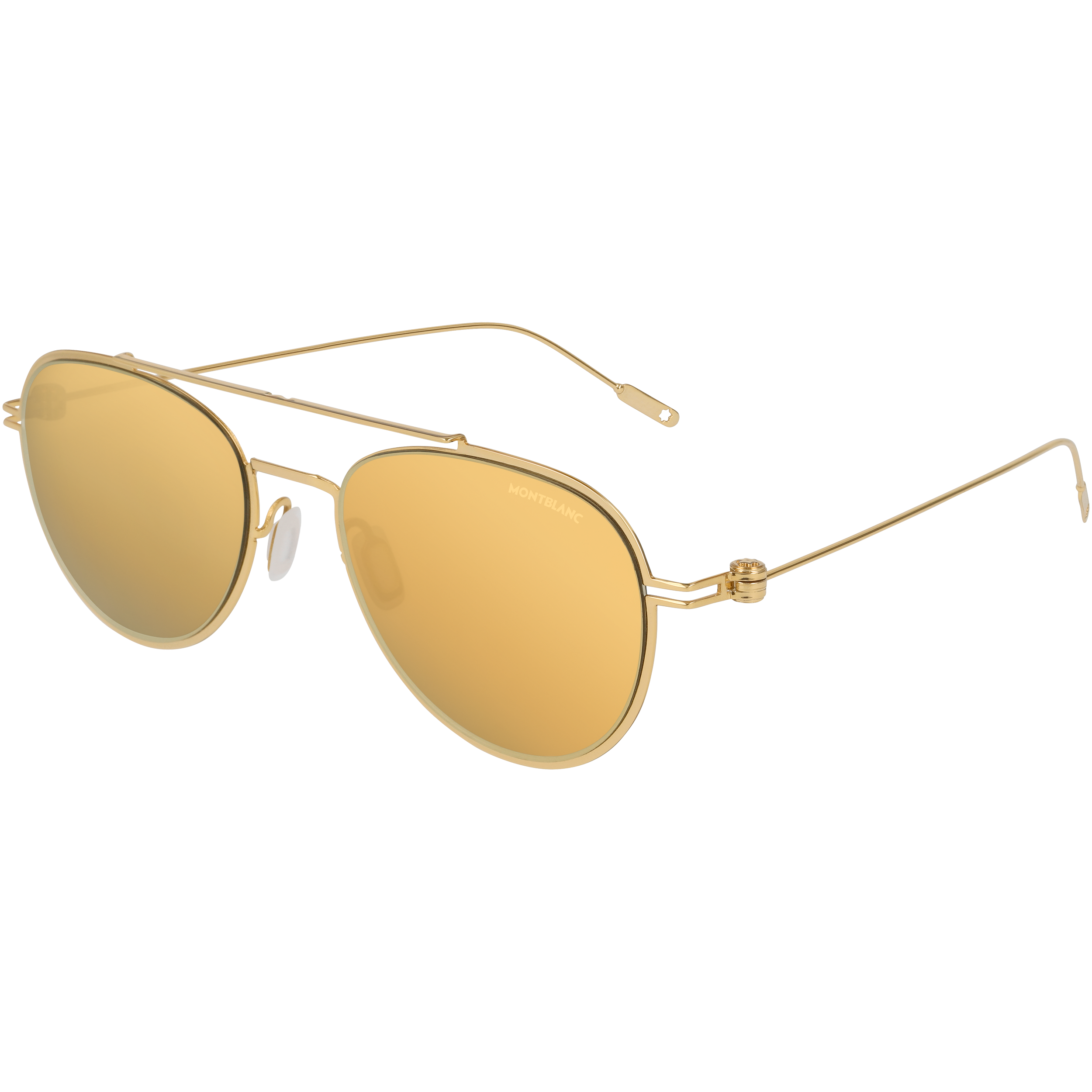 1 صورة ،Square Frame Metal Sunglasses