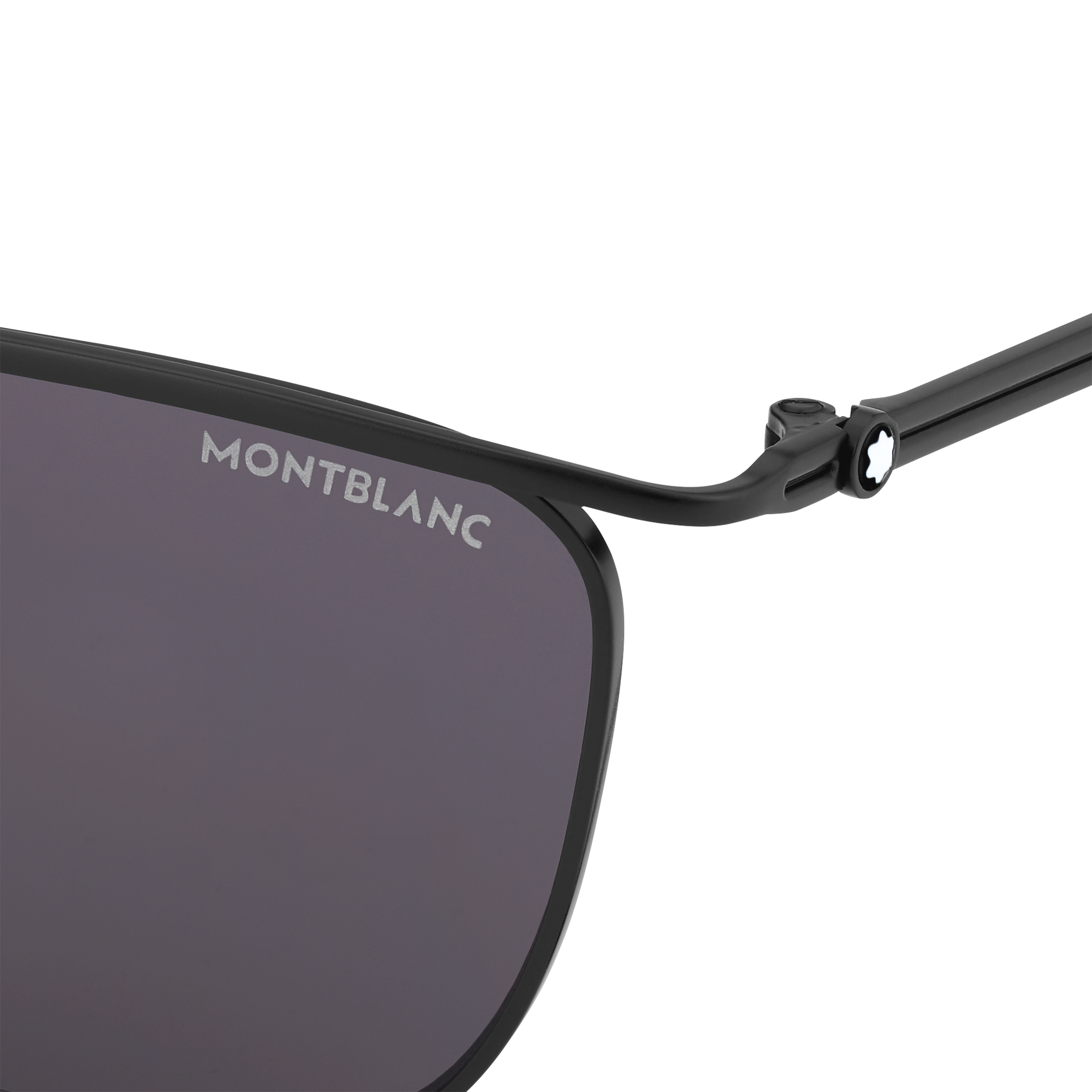 Rectangular Sunglasses with Black-Colored Metal Frame, image 2