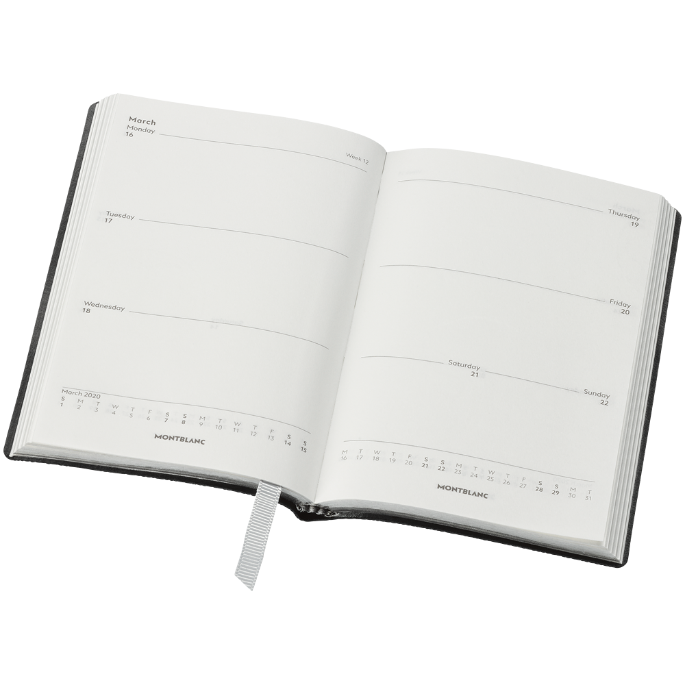 #147 18-Month Weekly Diaries 19-20, Black, image 2