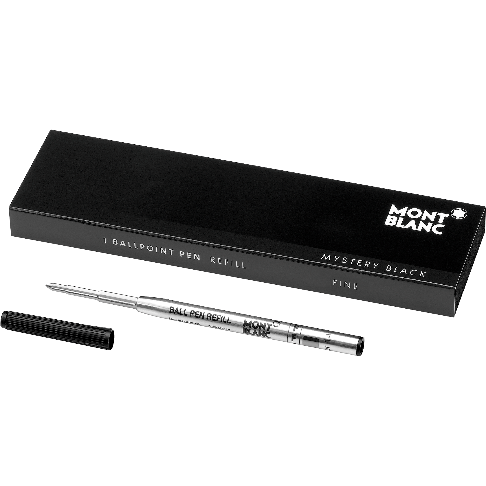 1 Ballpoint Pen Refill (F) Mystery Black, image 1