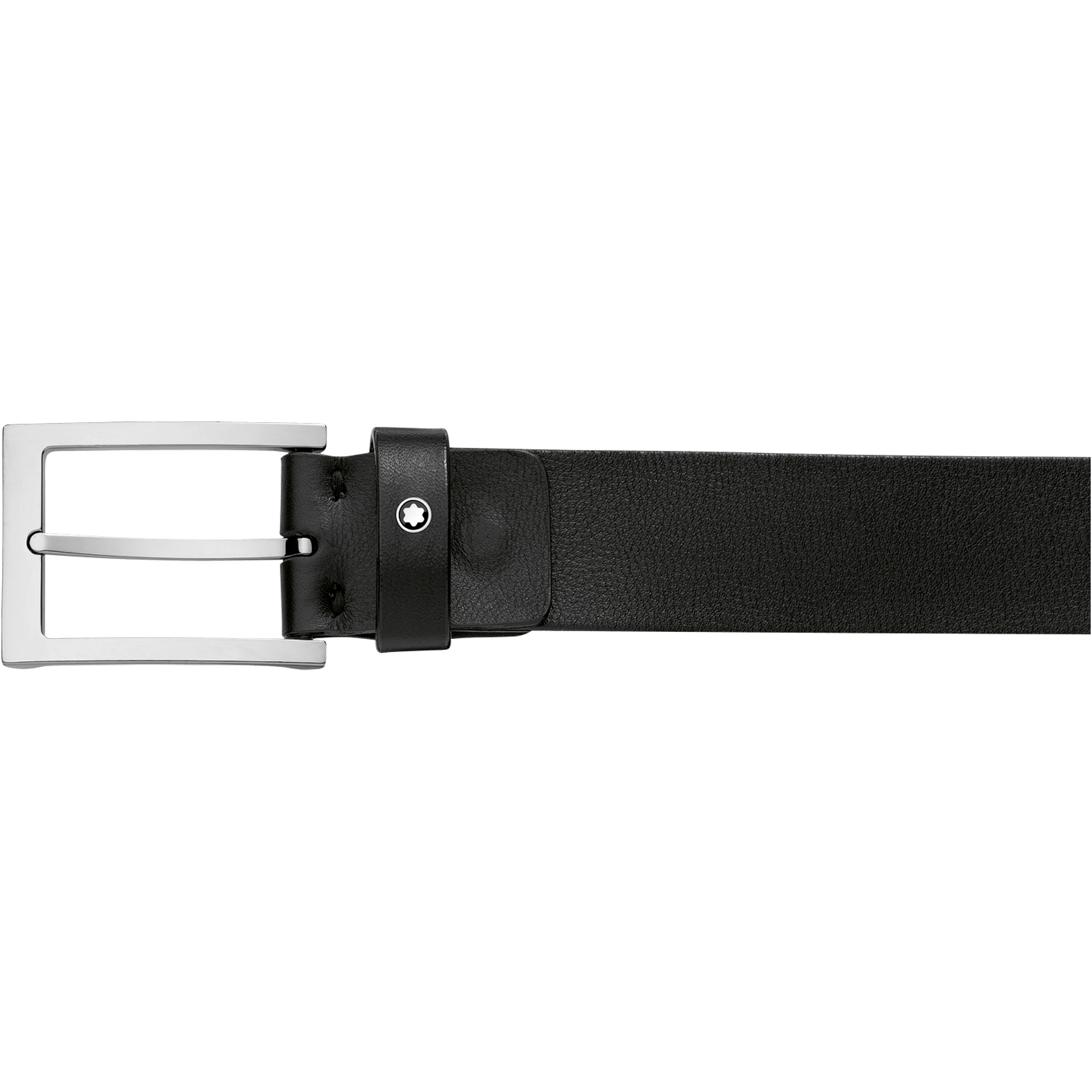 Montblanc Casual Line Rectangular Cut Shiny Palladium-Coated Pin Buckle, image 1