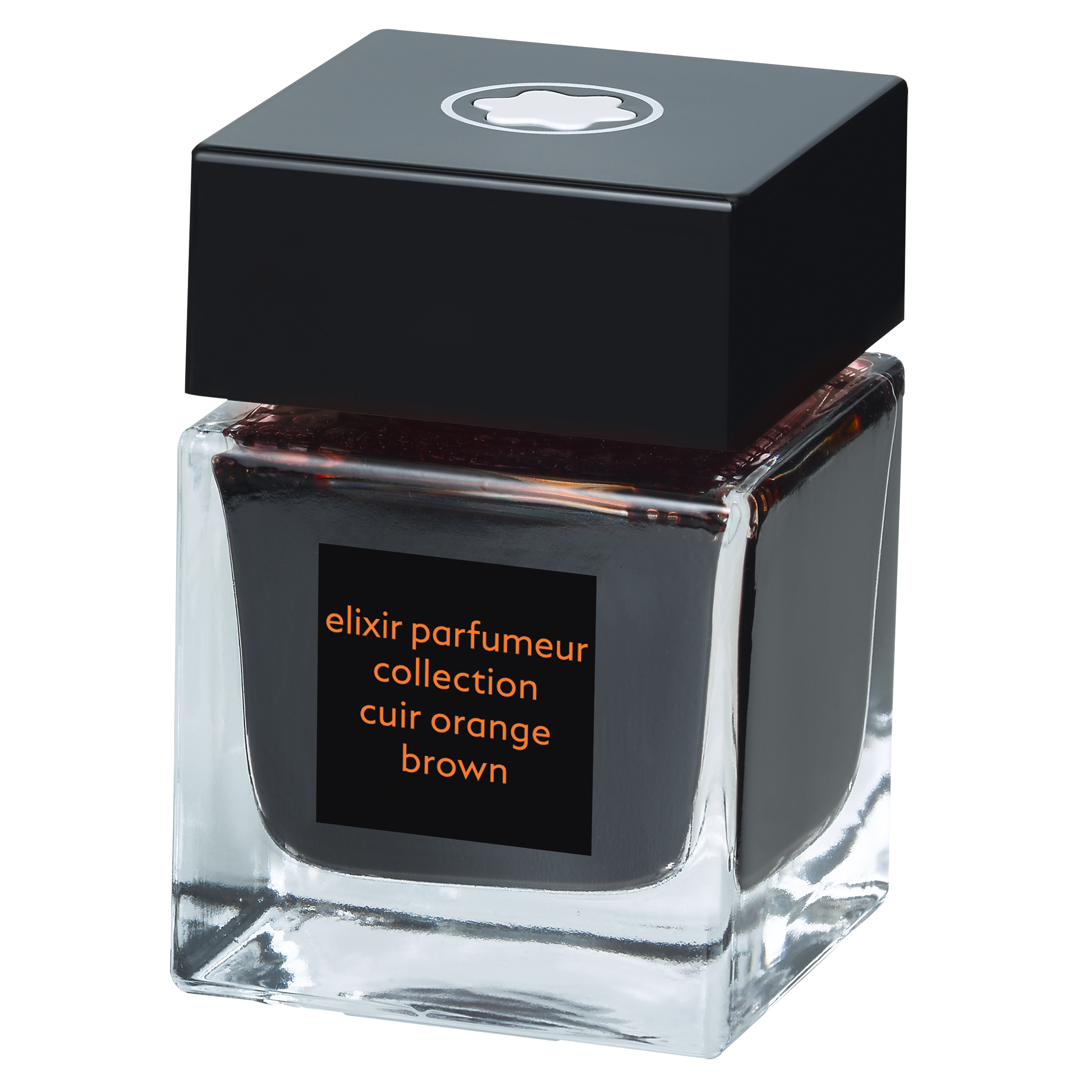 Ink Bottle 50 ml, Elixir Parfumeur, Leather scent, Orange Brown, image 2