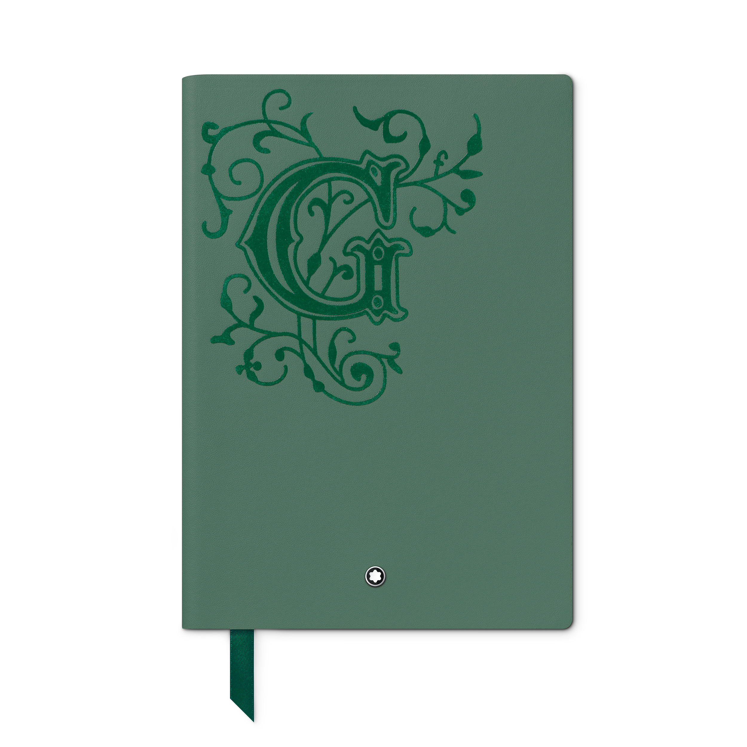 Notebook #146 small, Homage to the Brothers Grimm, green, lined, image 1