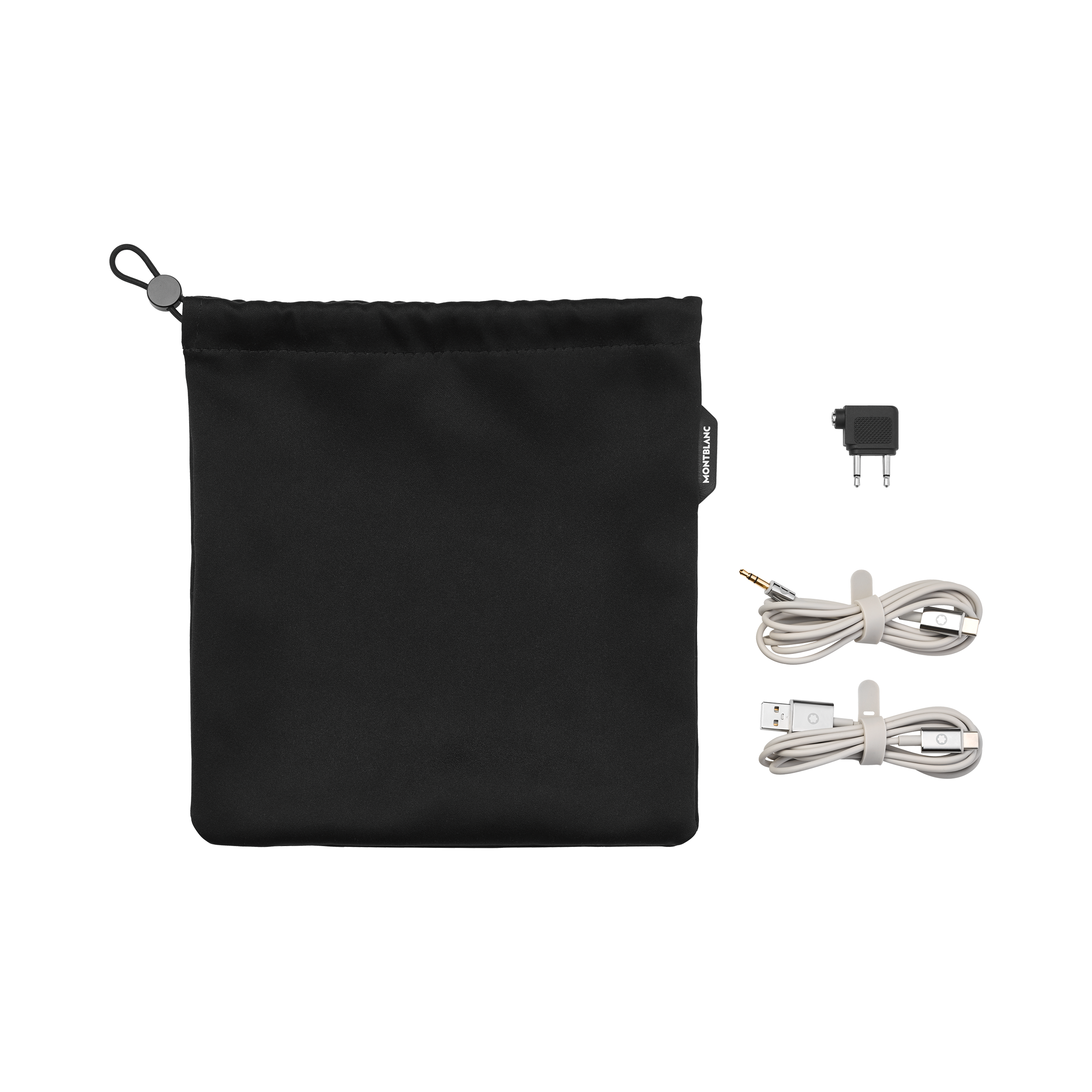 Gray Travel Set for Montblanc MB 01 Headphones, image 1