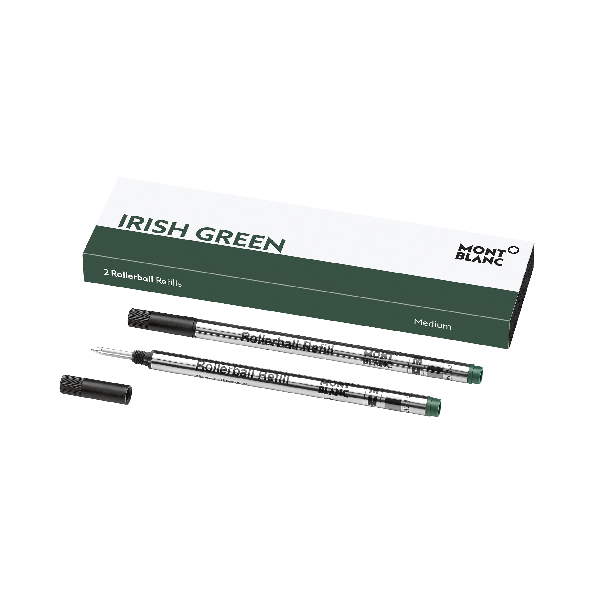 2 Rollerball Refills, Irish Green - Medium, image 1