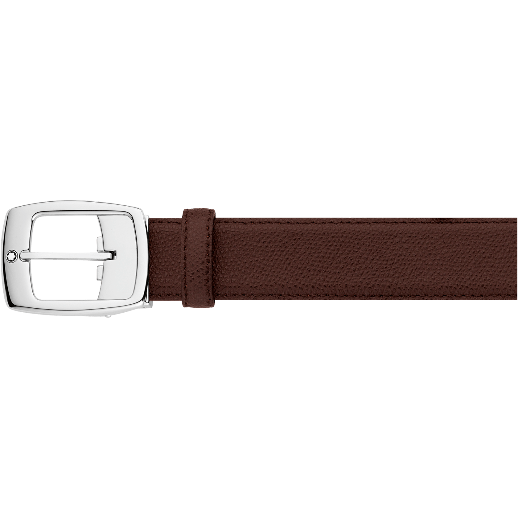 Montblanc Star Rectangular Shiny Palladium-Coated Pin Buckle, image 1