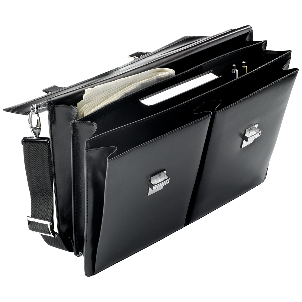 1 صورة ،Meisterstück Double Gusset Briefcase with 2 Front Pockets