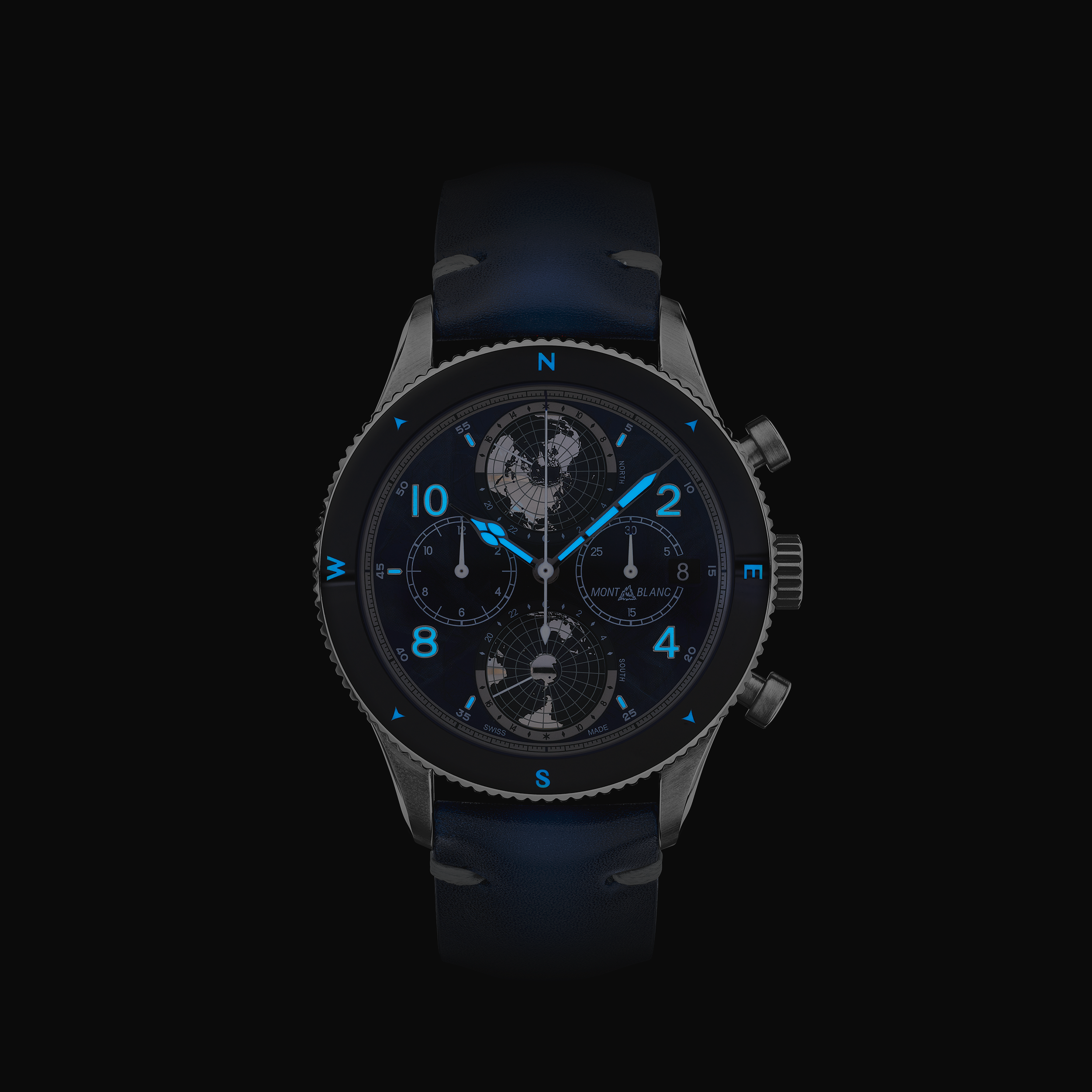 Montblanc 1858 Geosphere Chronograph 0 Oxygen Limited Edition - 290 pieces, image 5