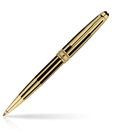 1 صورة ،Meisterstück Solitaire Gold & Black Ballpoint Pen