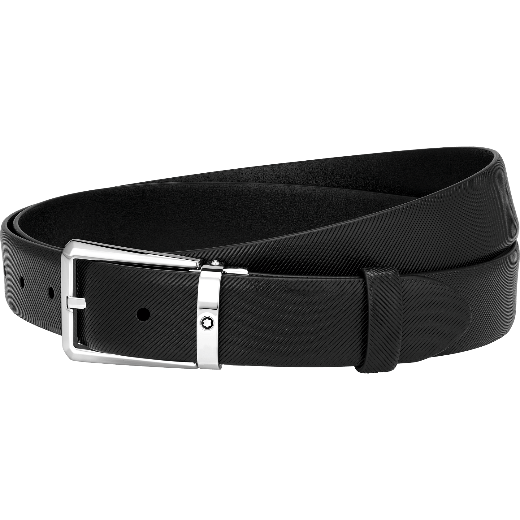 Black cut-to-size business belt, image 1