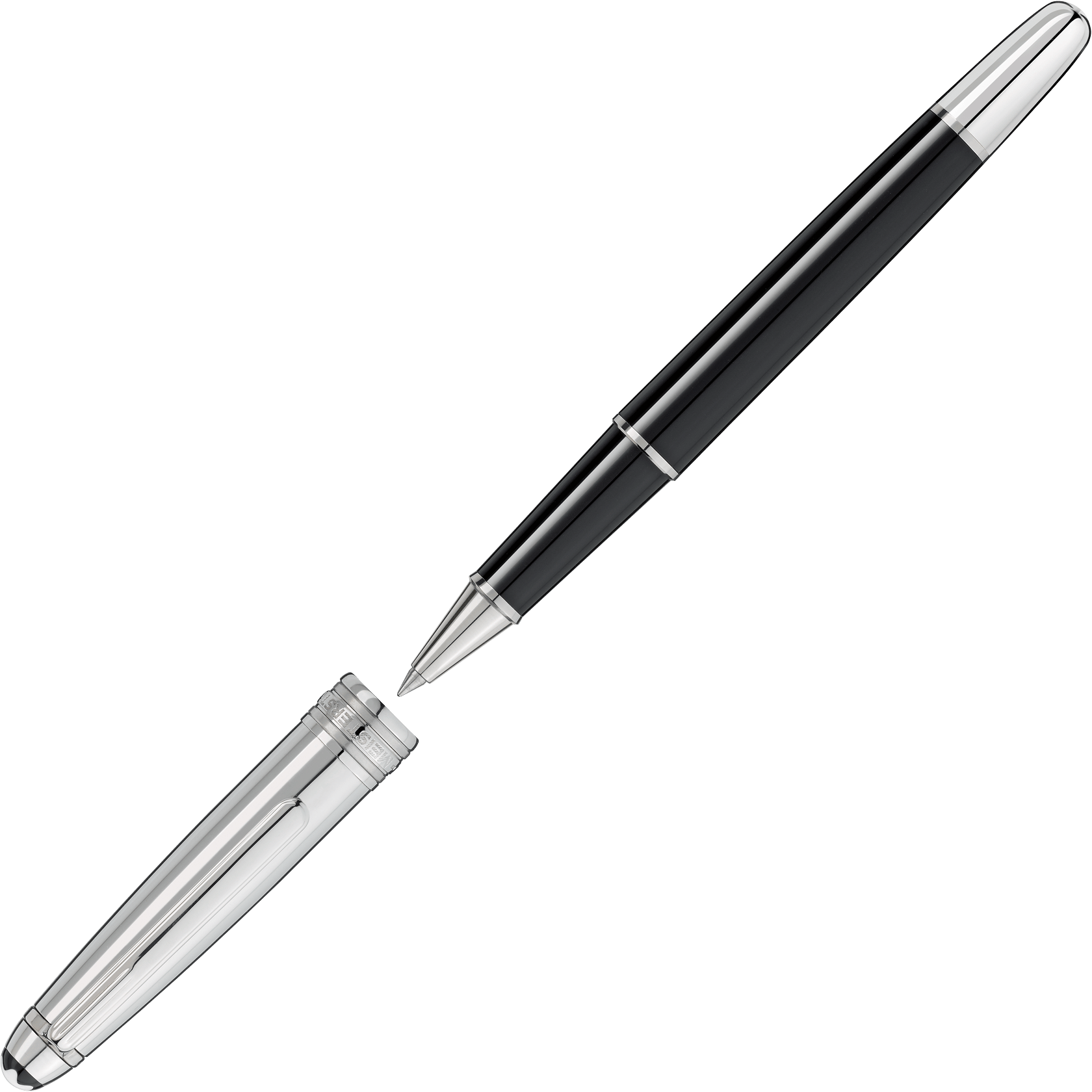 Meisterstück Solitaire Doué Stainless Steel Classique Rollerball, image 1