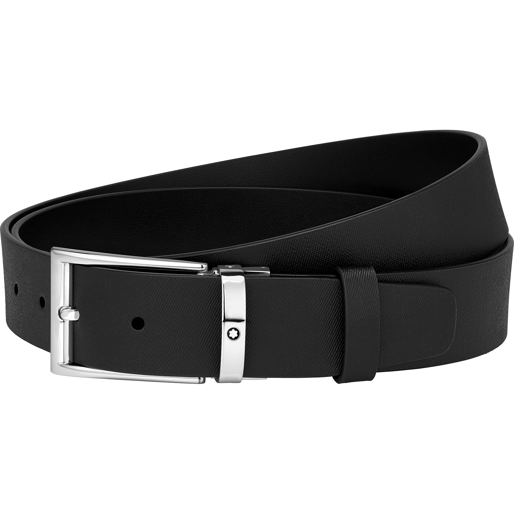 Black cut-to-size casual belt, image 1