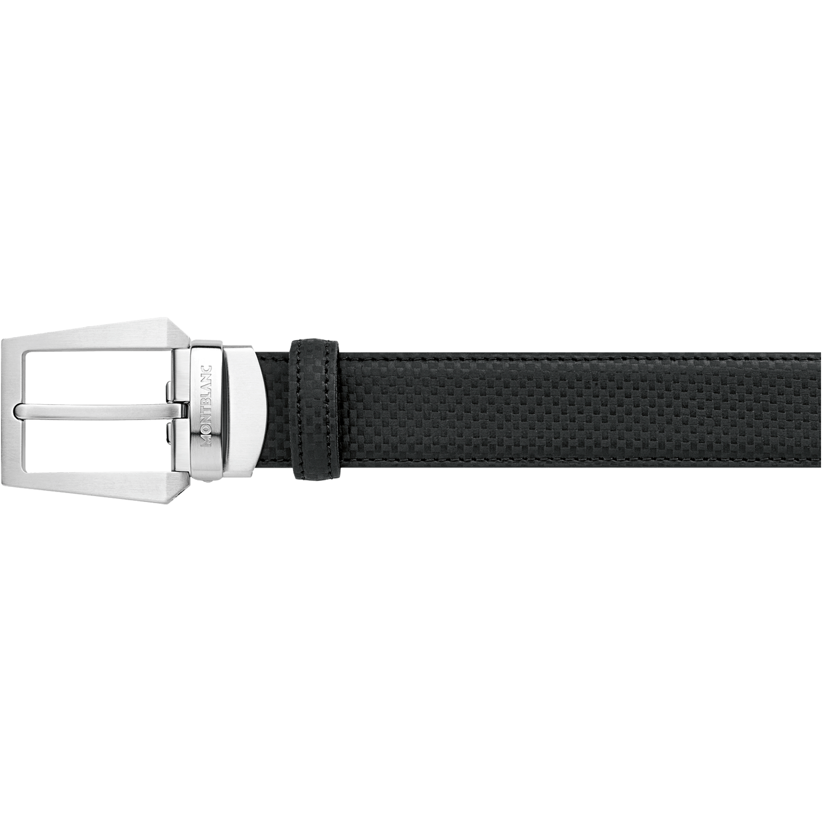 Square Cut Brushed Palladium-Coated Pin Buckle, image 1