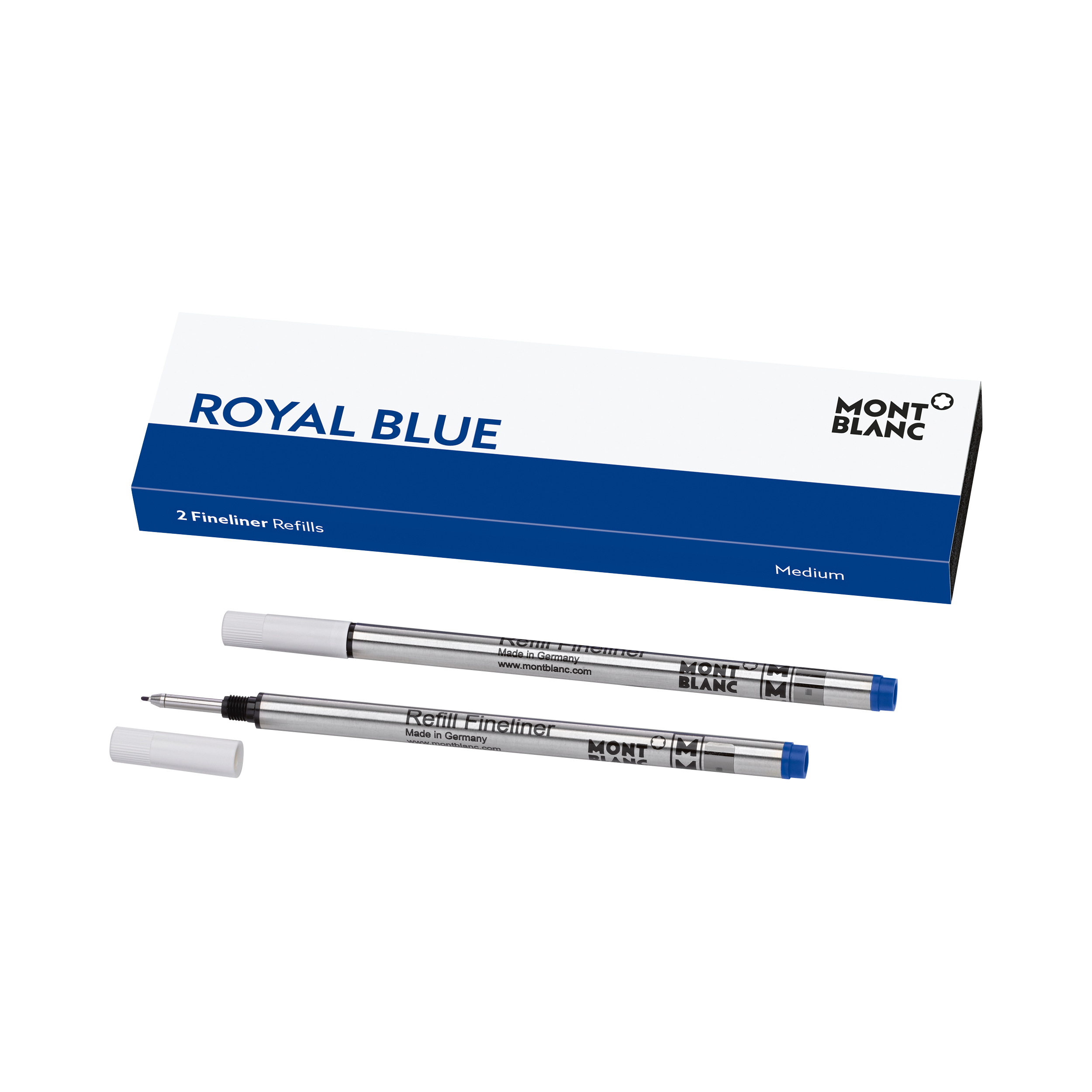 2 Fineliner Refills, Royal Blue - Medium, image 1