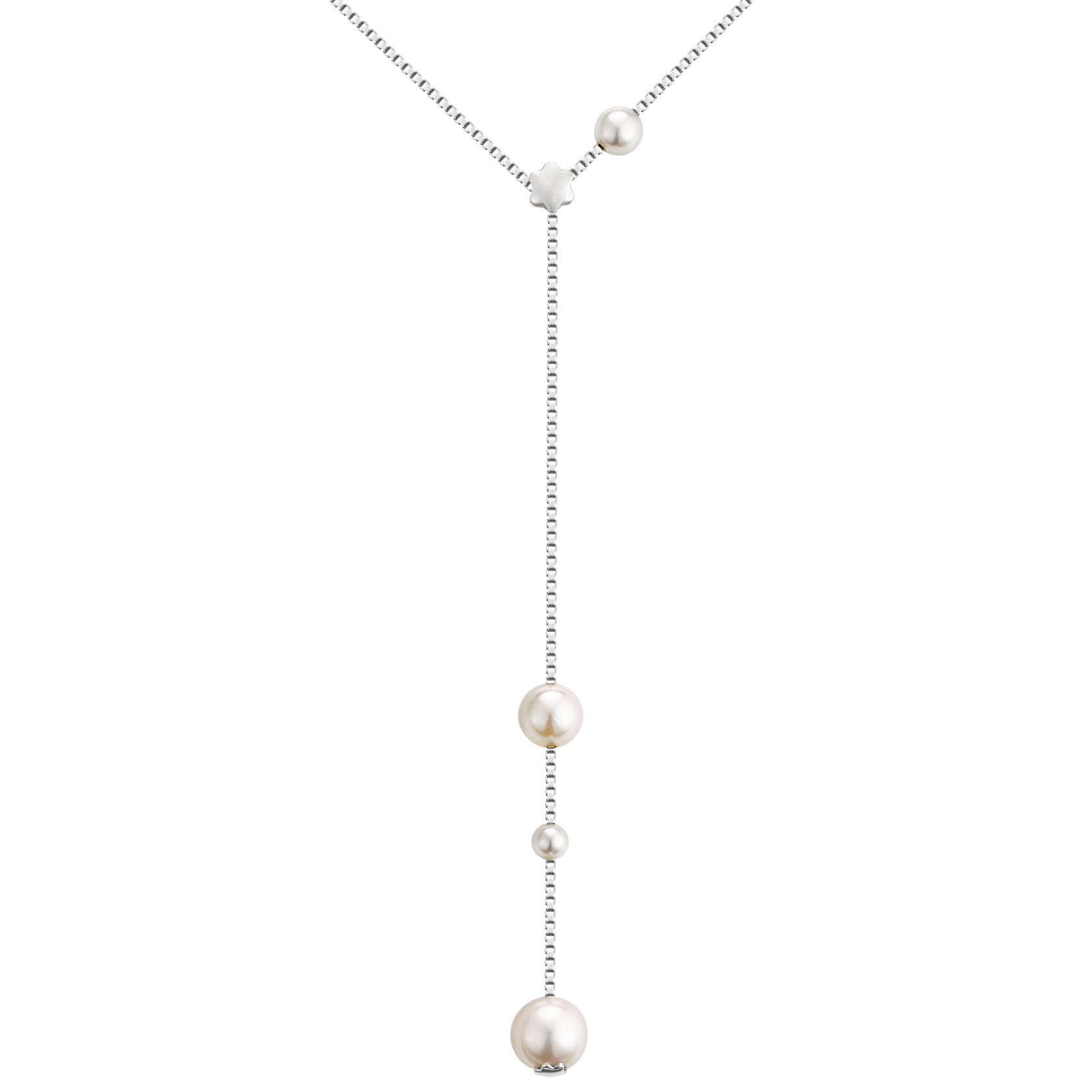 3 صورة ،Bohème Moongarden necklace with pearls