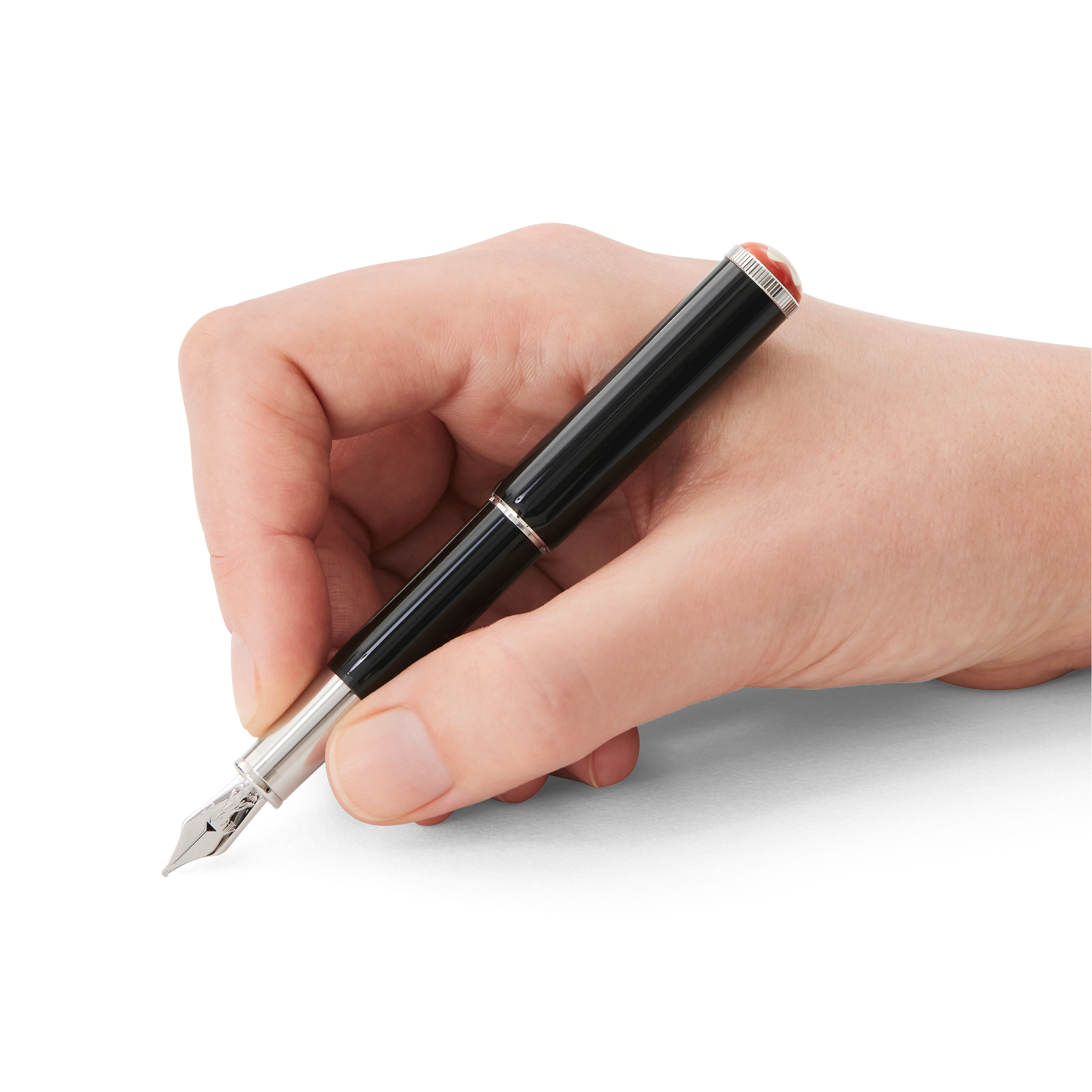 Montblanc rouge et noir rollerball hotsell