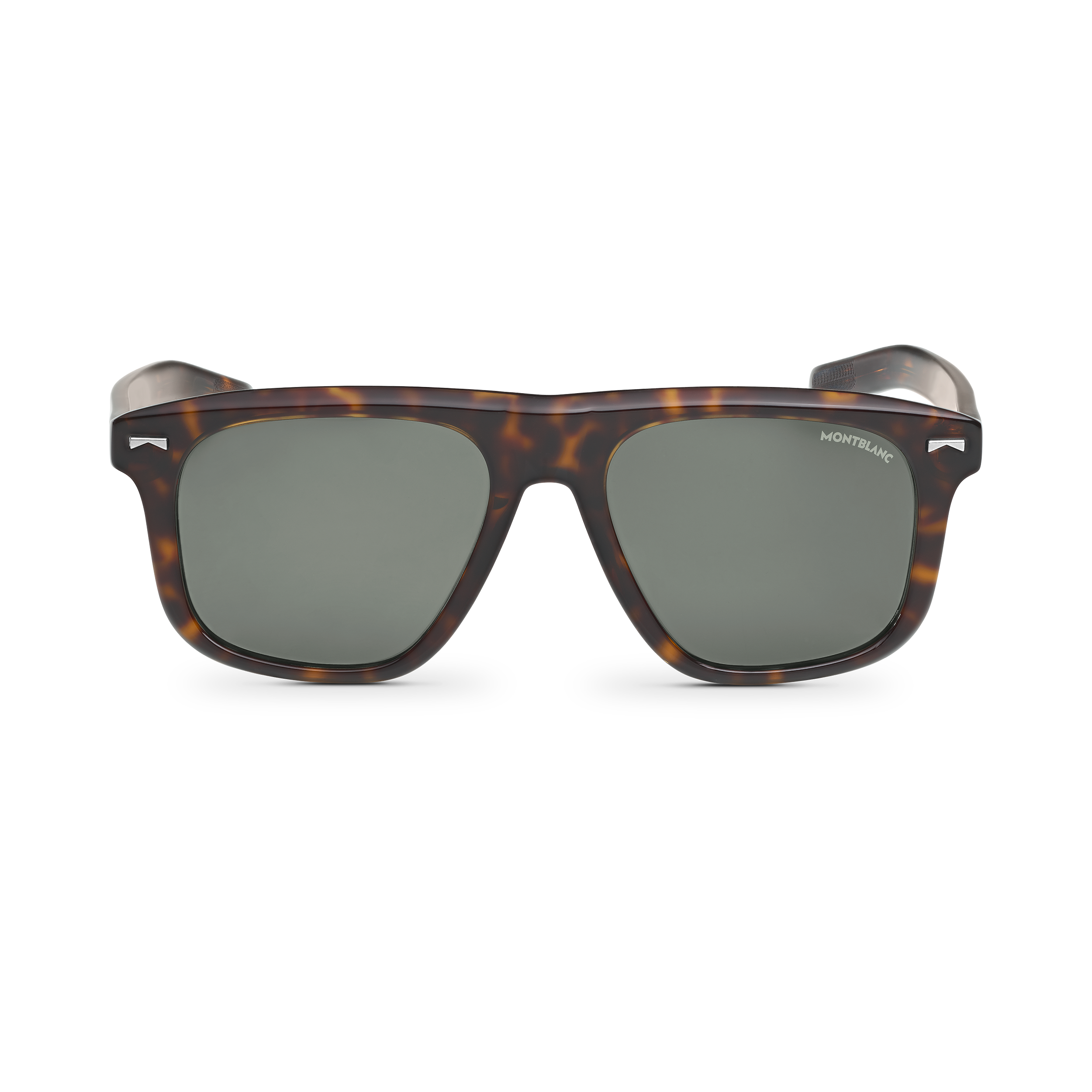 Rectangular Sunglasses with Havana Colored Acetate Frame, image 1