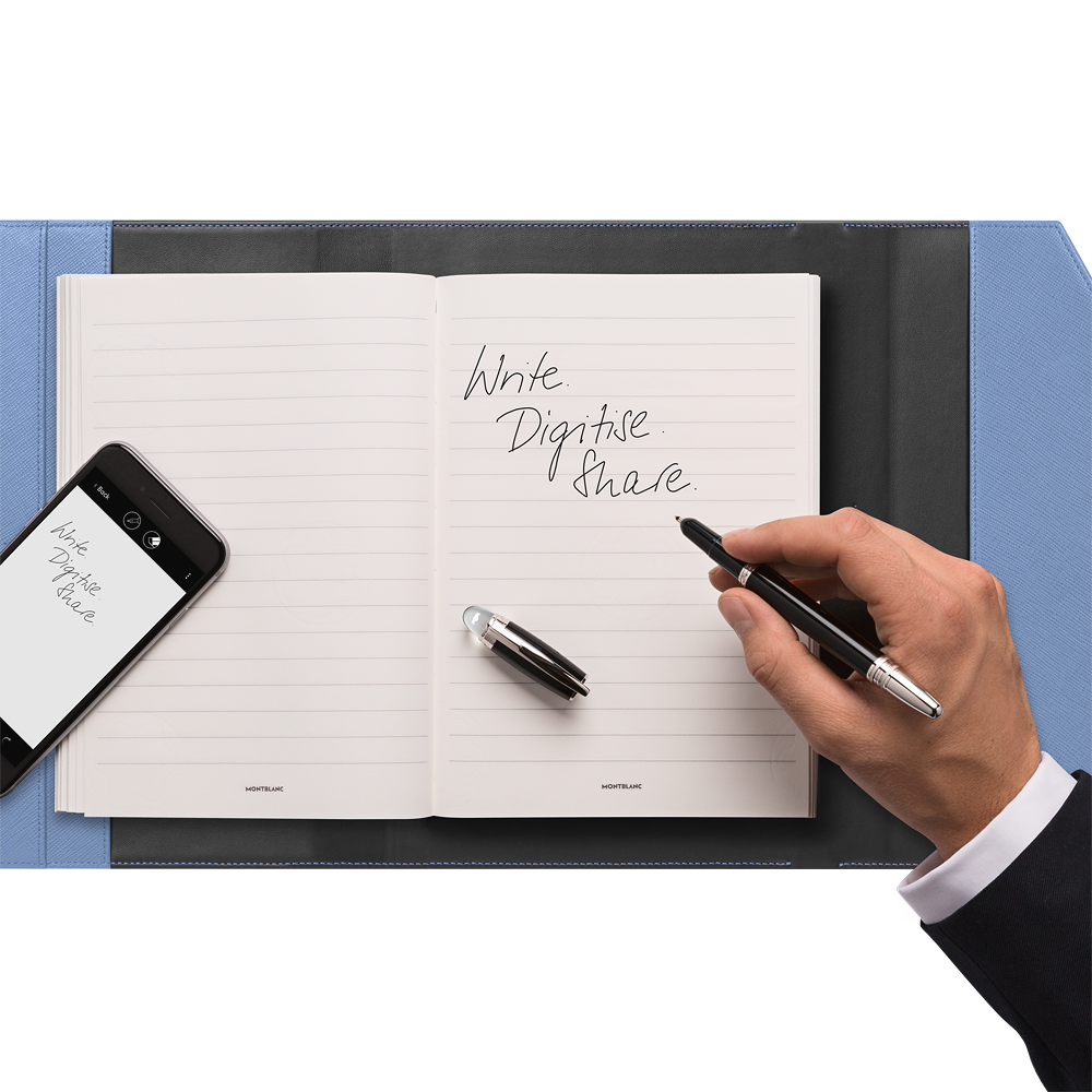 4 صورة ،Montblanc Augmented Paper Sartorial Light Blue