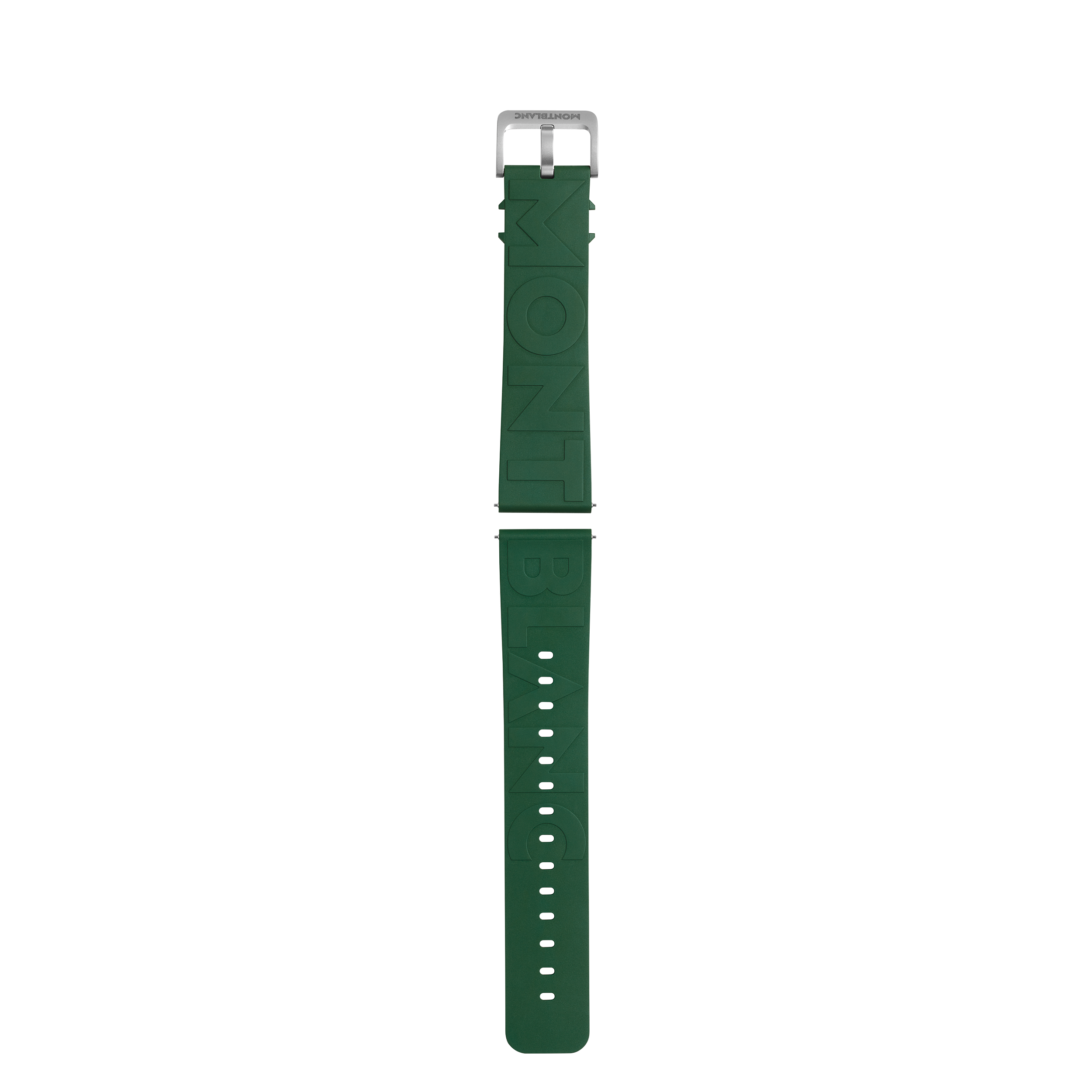 Green Rubber Strap with Logo