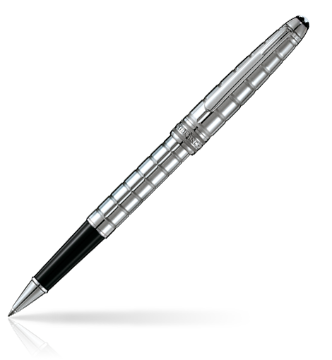 4 صورة ،Meisterstück Solitaire Platinum-Coated Facet Classique Rollerball